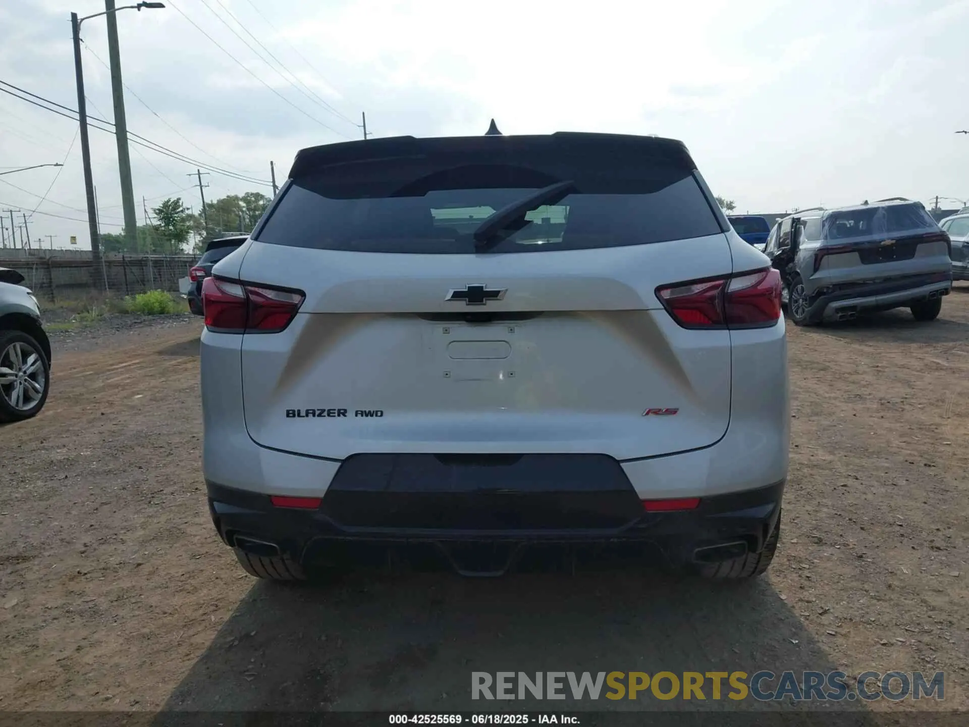 16 fotografías del automóvil dañado 3GNKBKRS8NS134765 CHEVROLET BLAZER 2022