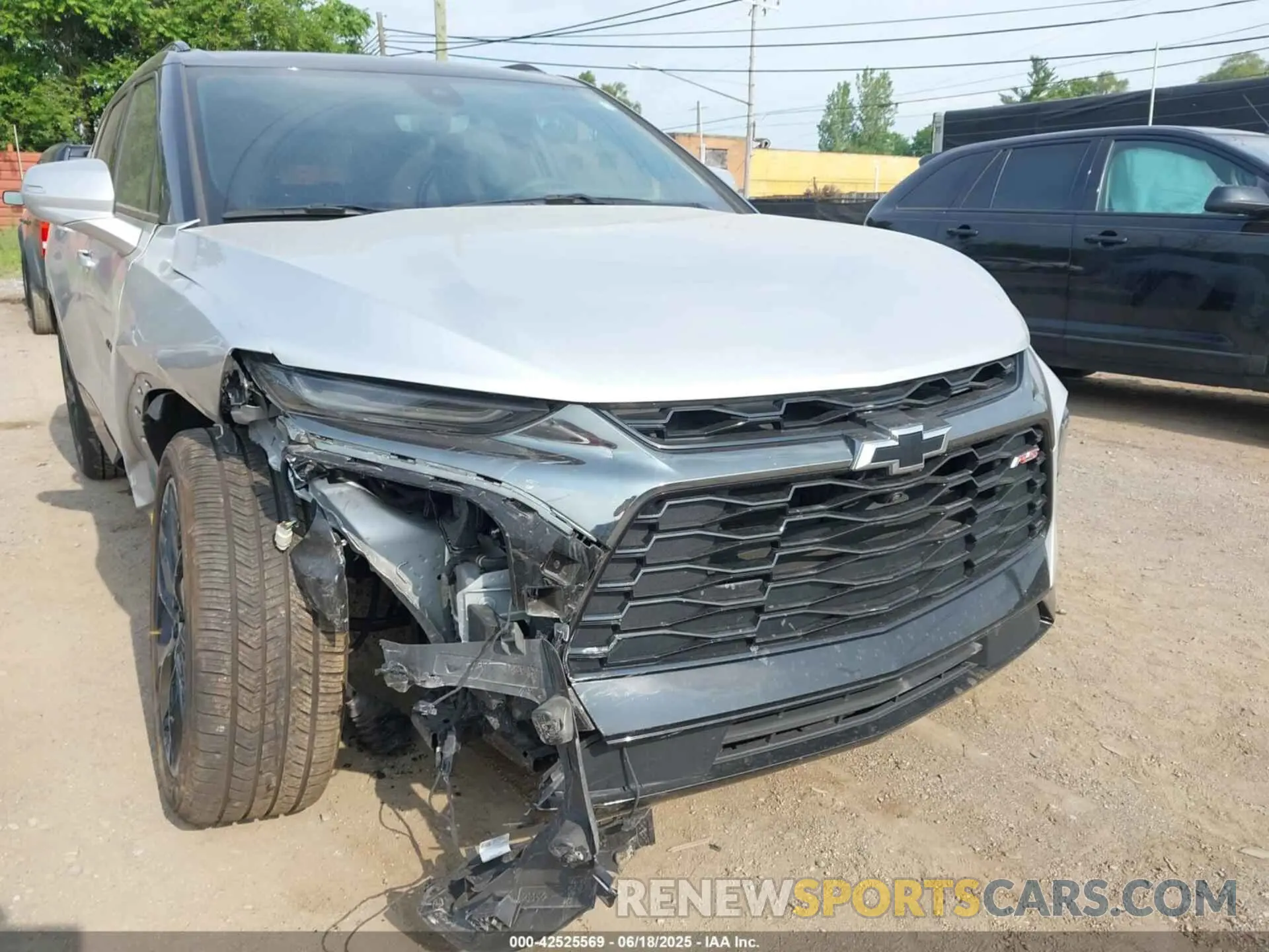 6 fotografías del automóvil dañado 3GNKBKRS8NS134765 CHEVROLET BLAZER 2022