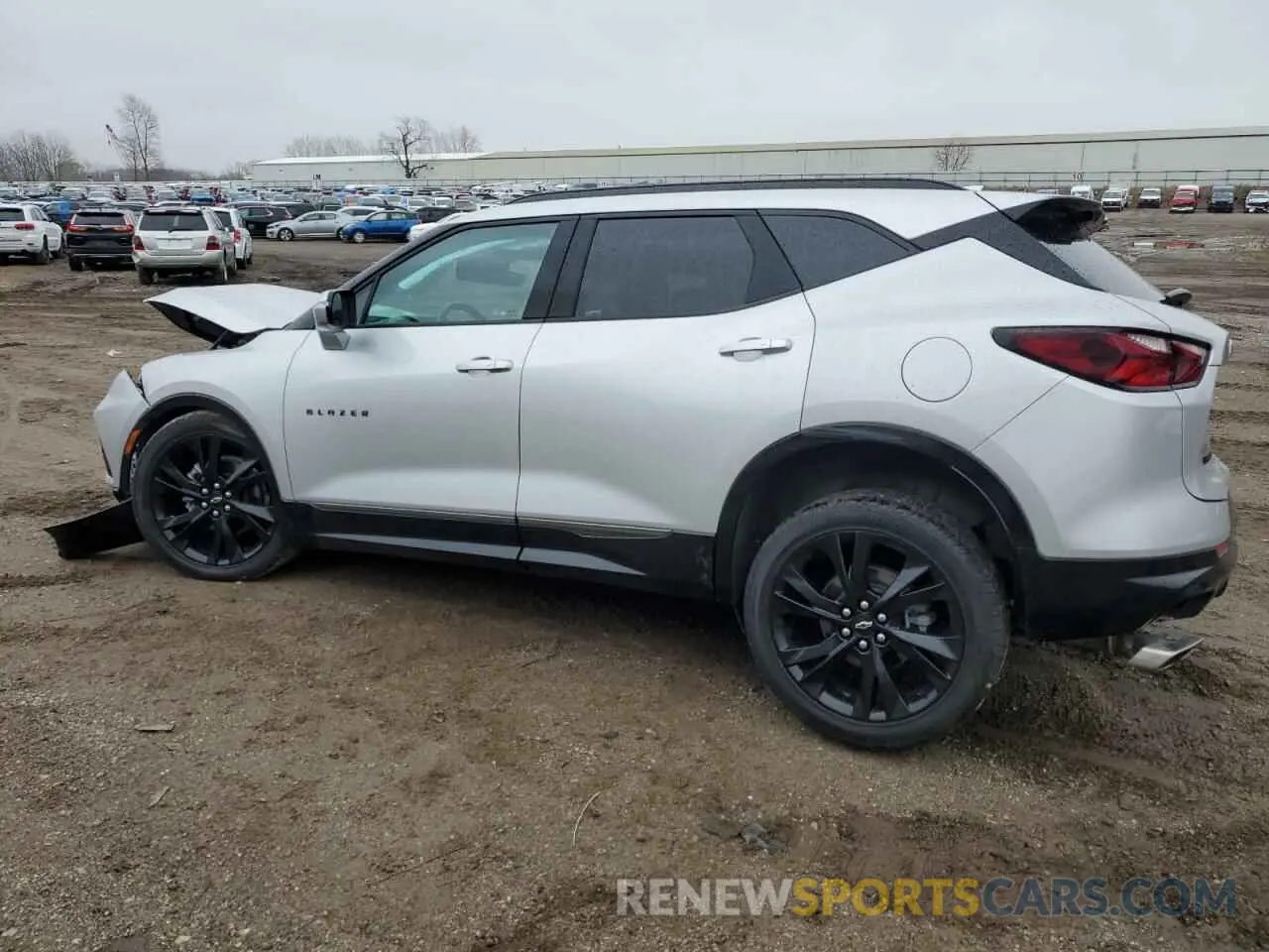 2 fotografías del automóvil dañado 3GNKBKRS9NS146018 CHEVROLET BLAZER 2022