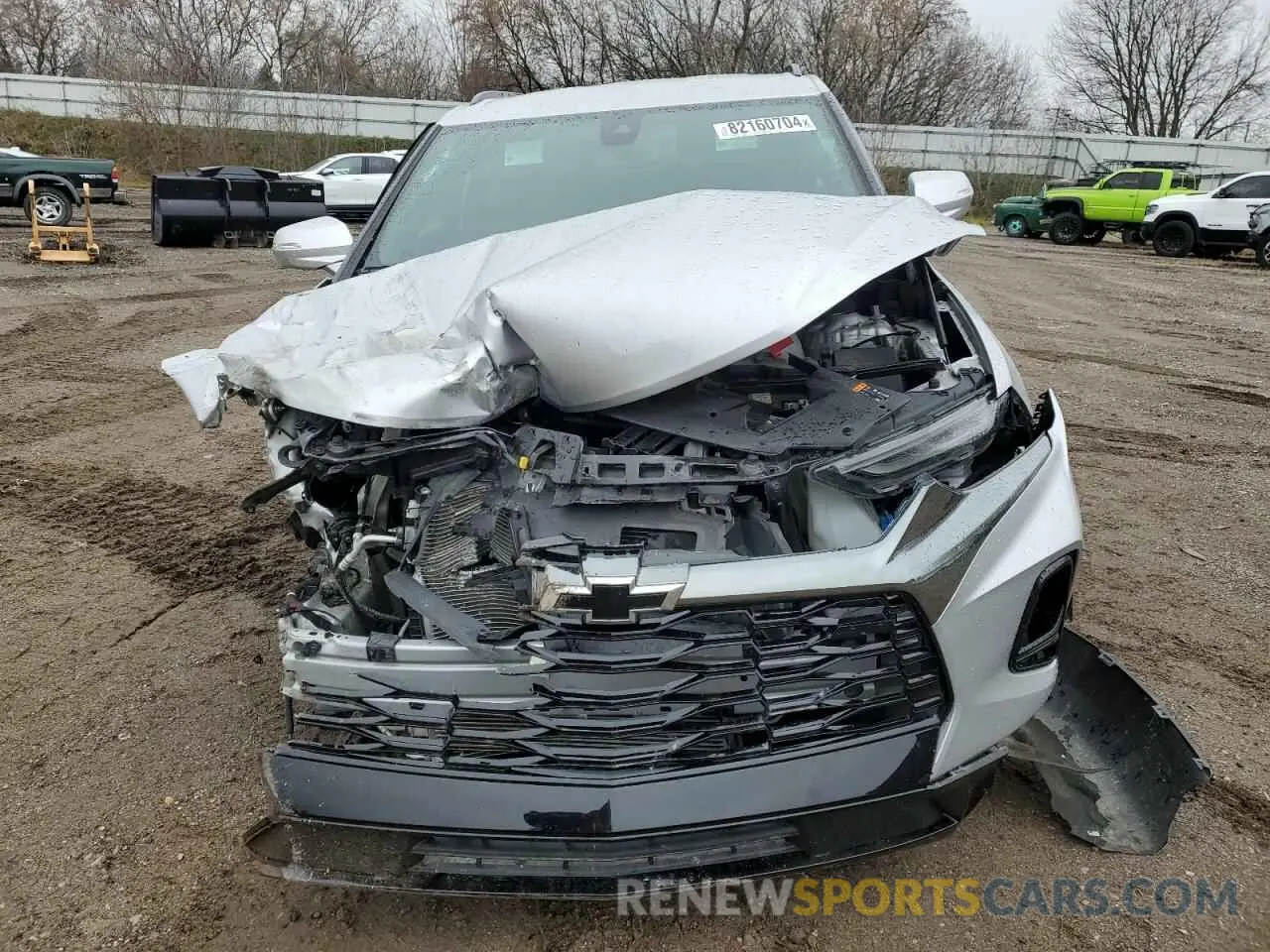5 fotografías del automóvil dañado 3GNKBKRS9NS146018 CHEVROLET BLAZER 2022