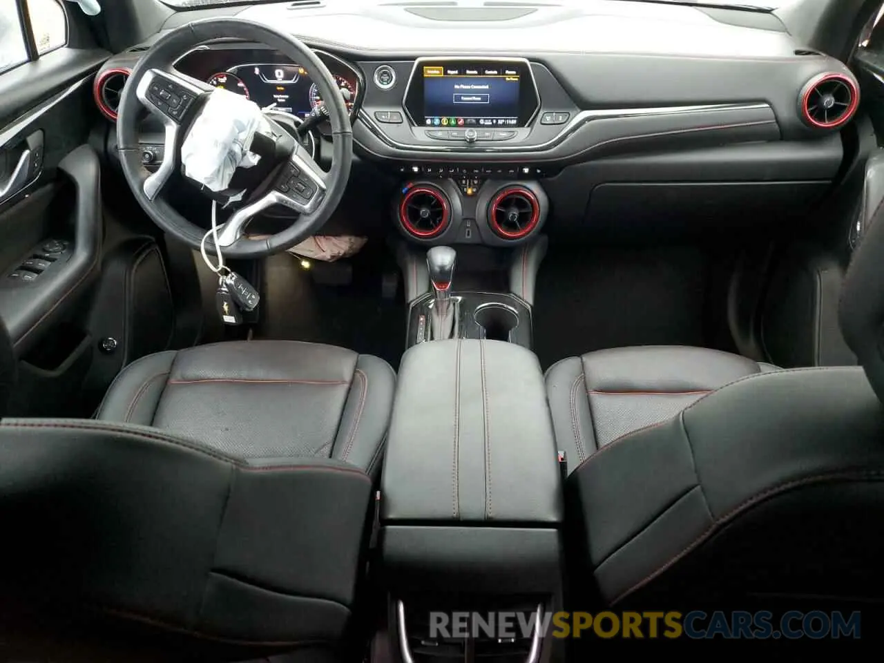 8 fotografías del automóvil dañado 3GNKBKRS9NS146018 CHEVROLET BLAZER 2022