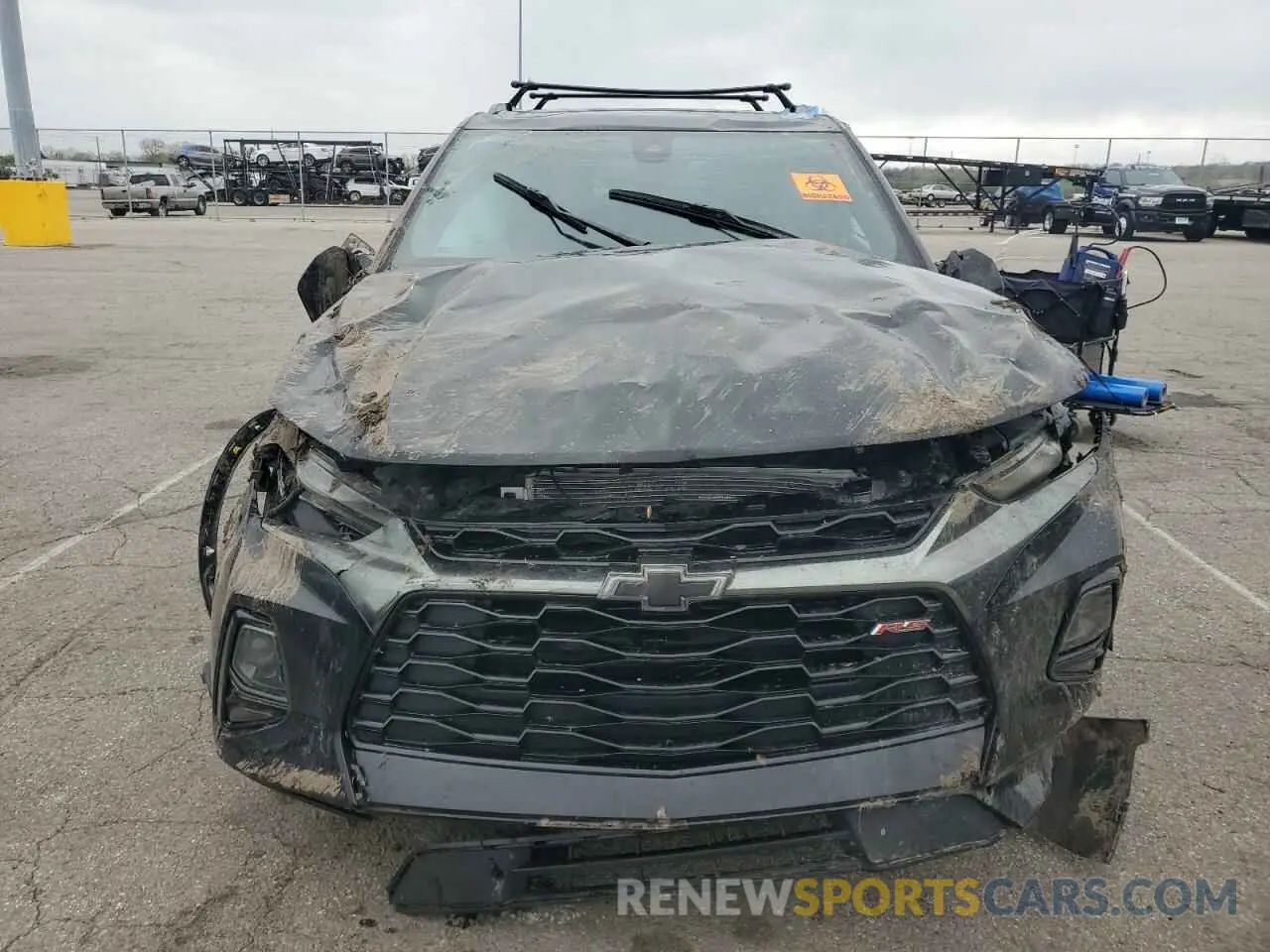 5 fotografías del automóvil dañado 3GNKBKRSXNS176984 CHEVROLET BLAZER 2022