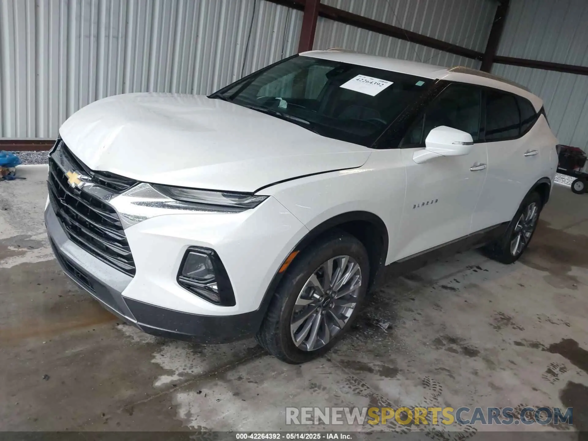 2 fotografías del automóvil dañado 3GNKBLR46NS148039 CHEVROLET BLAZER 2022