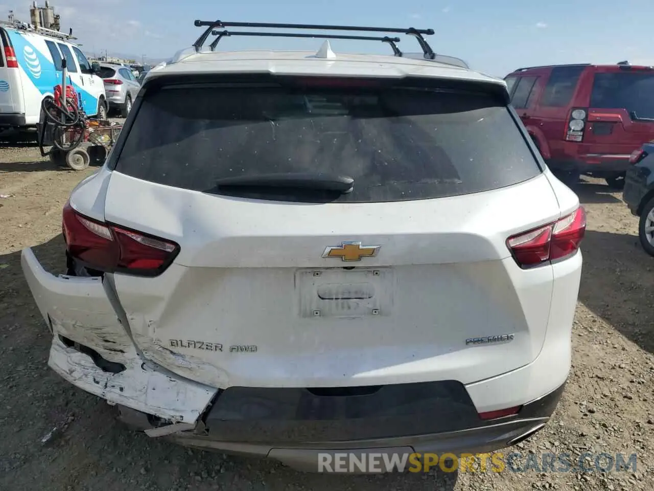 6 fotografías del automóvil dañado 3GNKBLRS3NS159305 CHEVROLET BLAZER 2022