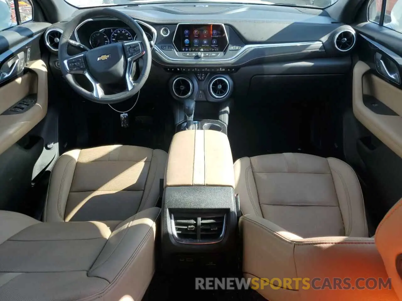 8 fotografías del automóvil dañado 3GNKBLRS3NS159305 CHEVROLET BLAZER 2022