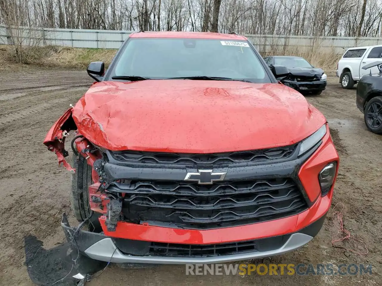 5 fotografías del automóvil dañado 3GNKBCR40PS201725 CHEVROLET BLAZER 2023