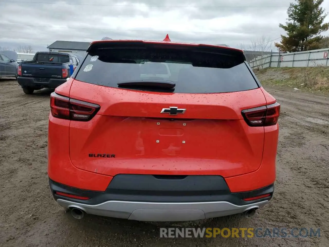 6 fotografías del automóvil dañado 3GNKBCR40PS201725 CHEVROLET BLAZER 2023