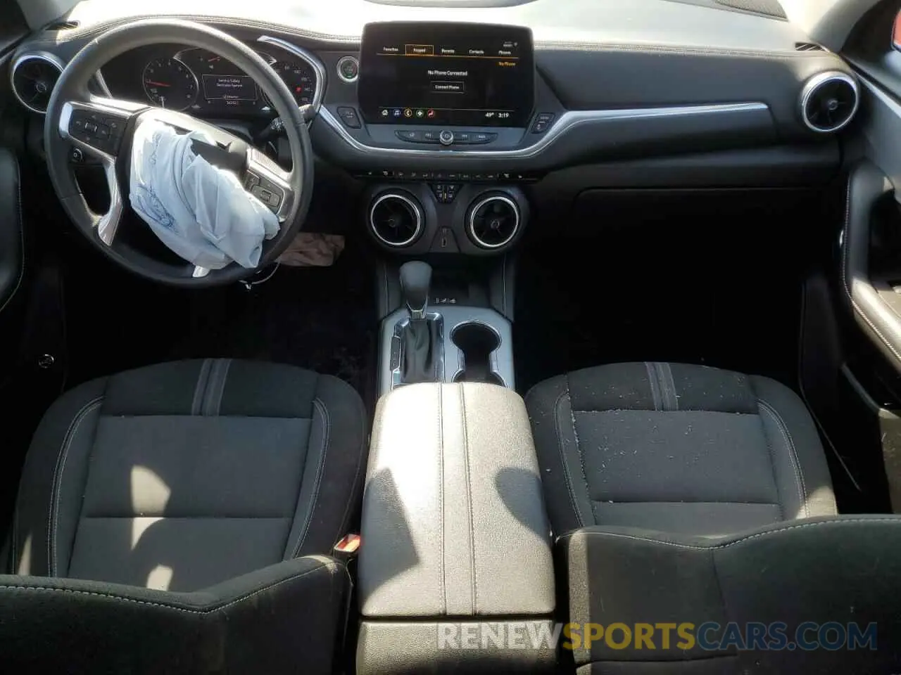 8 fotografías del automóvil dañado 3GNKBCR41PS121933 CHEVROLET BLAZER 2023