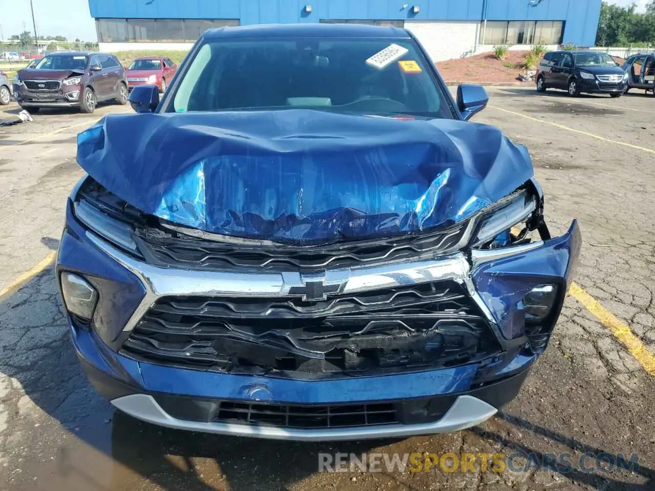 5 fotografías del automóvil dañado 3GNKBCR42PS103716 CHEVROLET BLAZER 2023