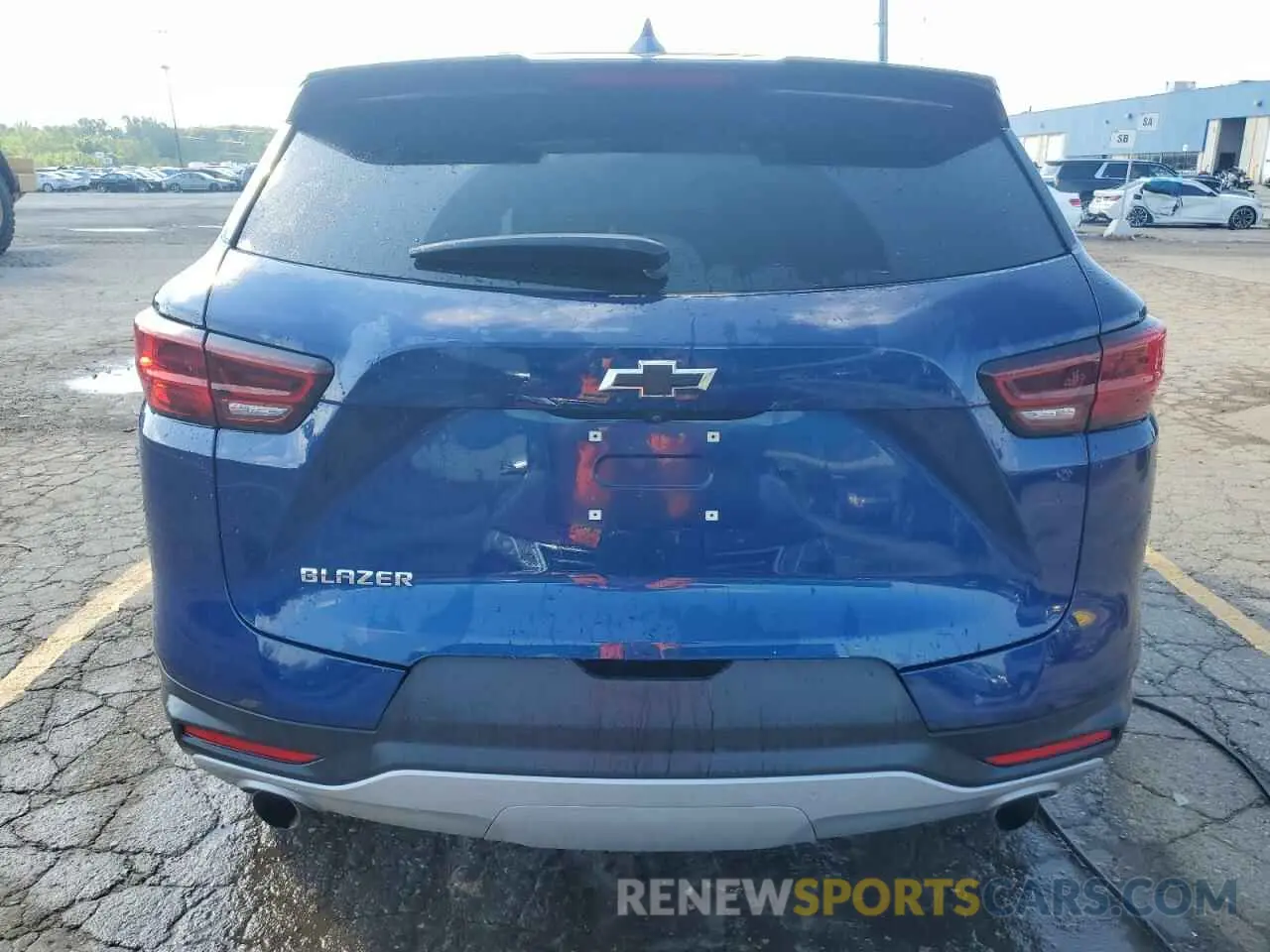 6 fotografías del automóvil dañado 3GNKBCR42PS103716 CHEVROLET BLAZER 2023