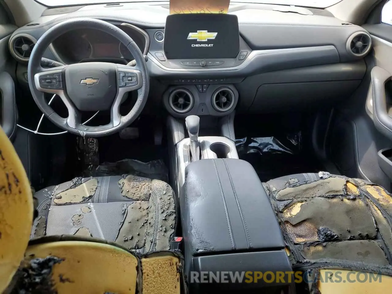 8 fotografías del automóvil dañado 3GNKBCR43PS159485 CHEVROLET BLAZER 2023