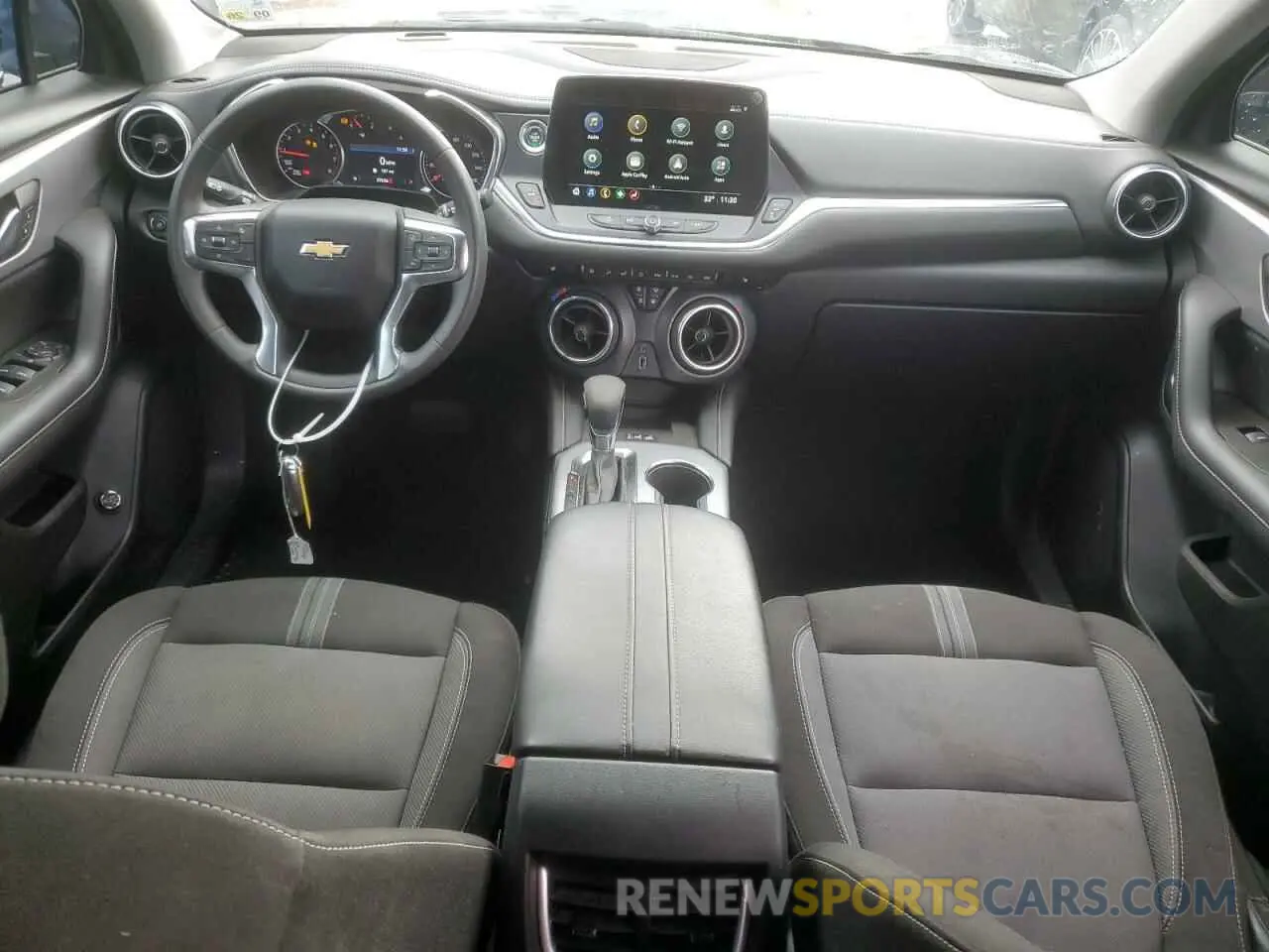 8 fotografías del automóvil dañado 3GNKBCR45PS230394 CHEVROLET BLAZER 2023