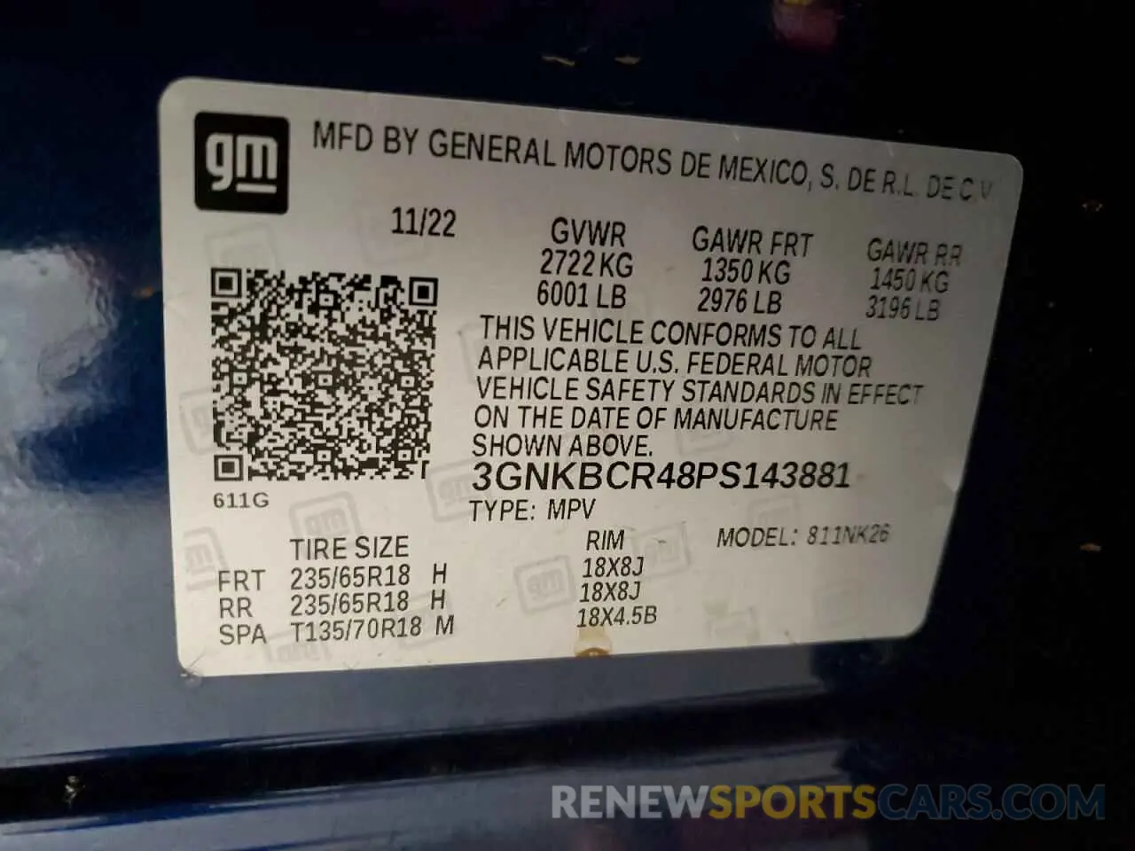 13 fotografías del automóvil dañado 3GNKBCR48PS143881 CHEVROLET BLAZER 2023
