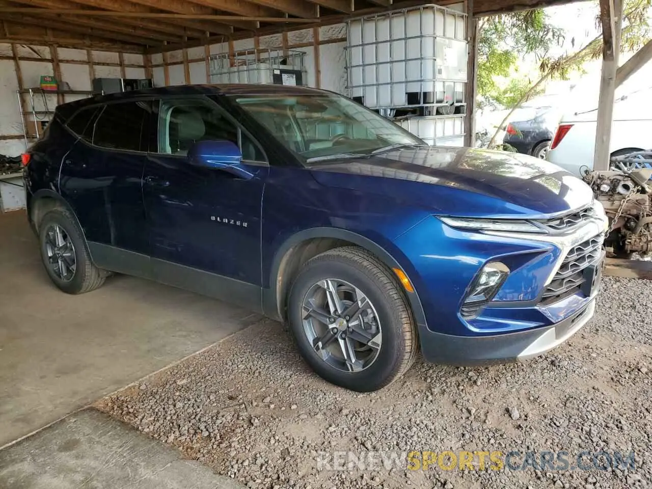 4 fotografías del automóvil dañado 3GNKBCR48PS143881 CHEVROLET BLAZER 2023