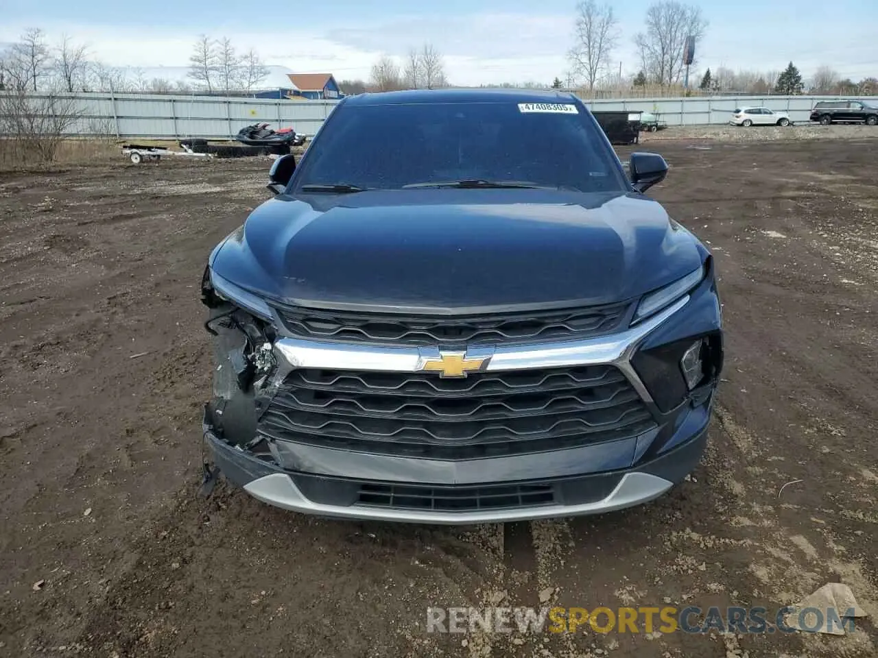 5 fotografías del automóvil dañado 3GNKBCR48PS228638 CHEVROLET BLAZER 2023