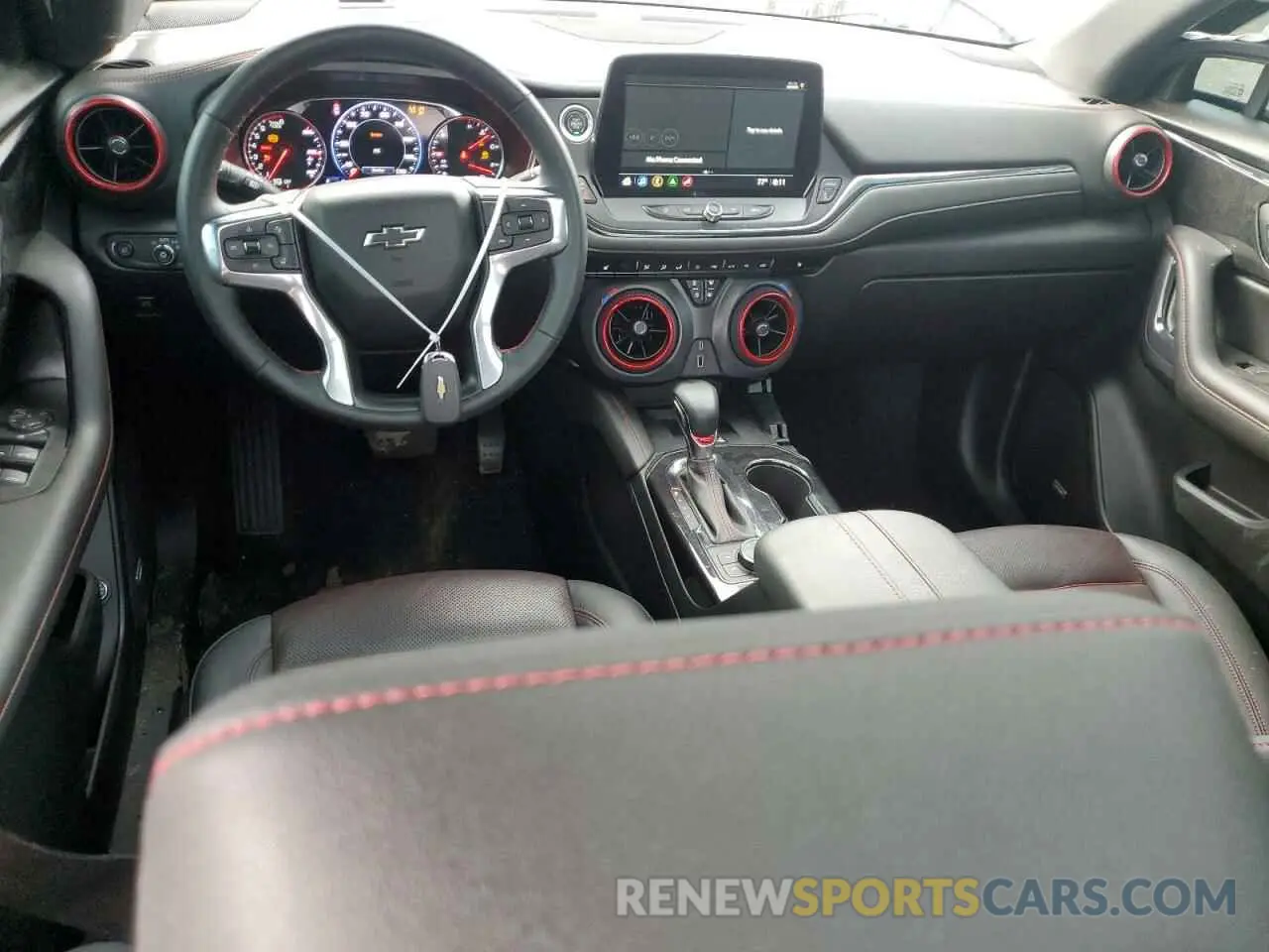 8 fotografías del automóvil dañado 3GNKBERS3PS103119 CHEVROLET BLAZER 2023