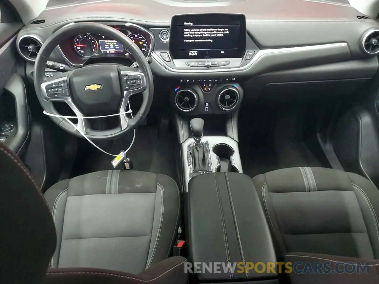 8 fotografías del automóvil dañado 3GNKBHR40PS213886 CHEVROLET BLAZER 2023