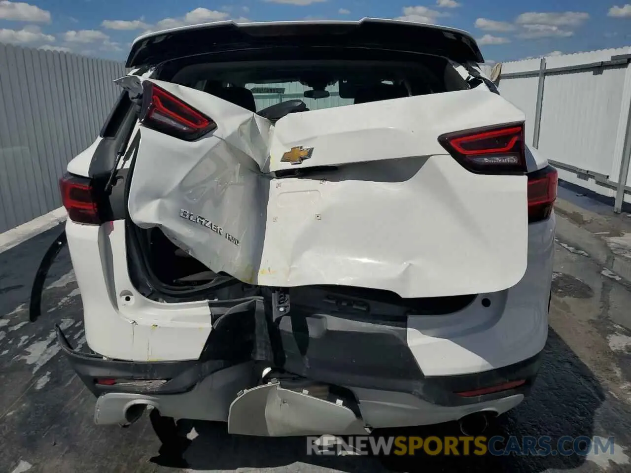 6 fotografías del automóvil dañado 3GNKBHR41PS203237 CHEVROLET BLAZER 2023