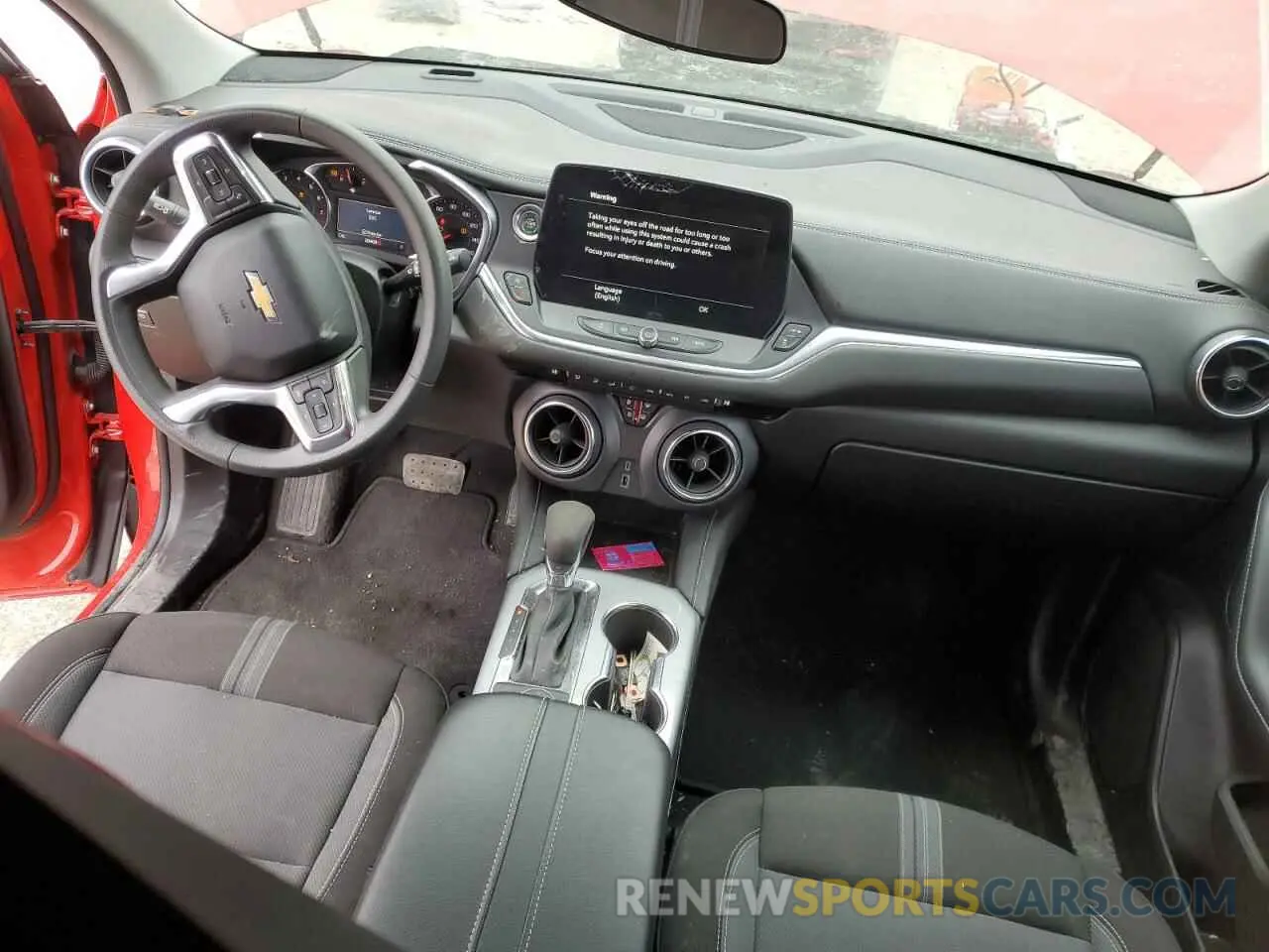 8 fotografías del automóvil dañado 3GNKBHR42PS227899 CHEVROLET BLAZER 2023