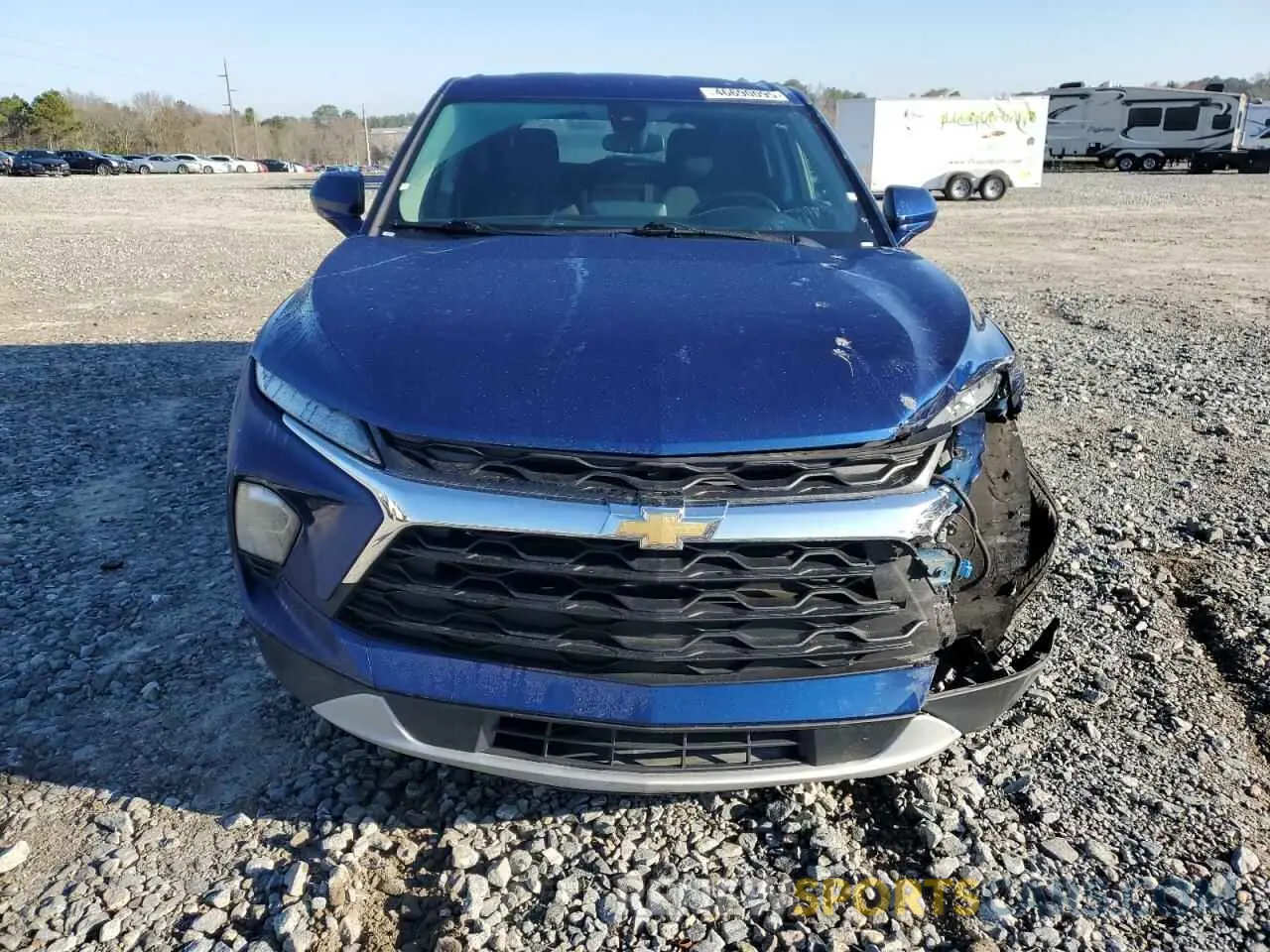 5 fotografías del automóvil dañado 3GNKBHR44PS155586 CHEVROLET BLAZER 2023