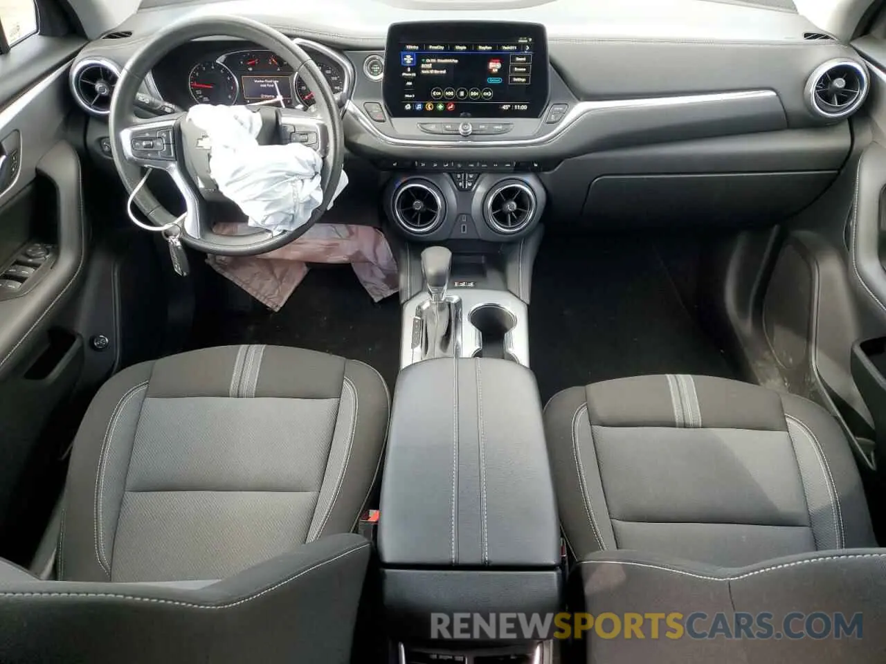 8 fotografías del automóvil dañado 3GNKBHR45PS132673 CHEVROLET BLAZER 2023