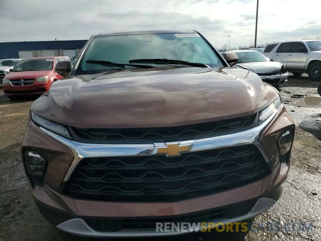 5 fotografías del automóvil dañado 3GNKBHR45PS170730 CHEVROLET BLAZER 2023