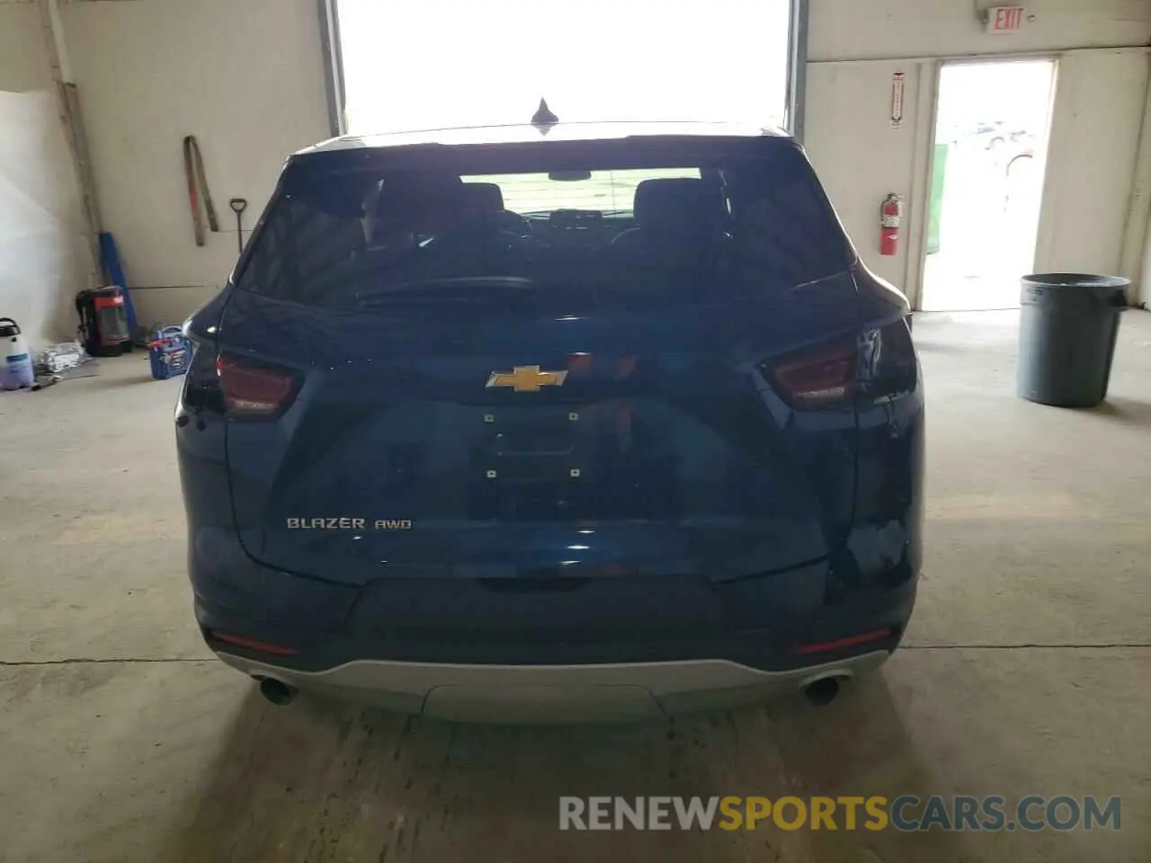 6 fotografías del automóvil dañado 3GNKBHR46PS148414 CHEVROLET BLAZER 2023