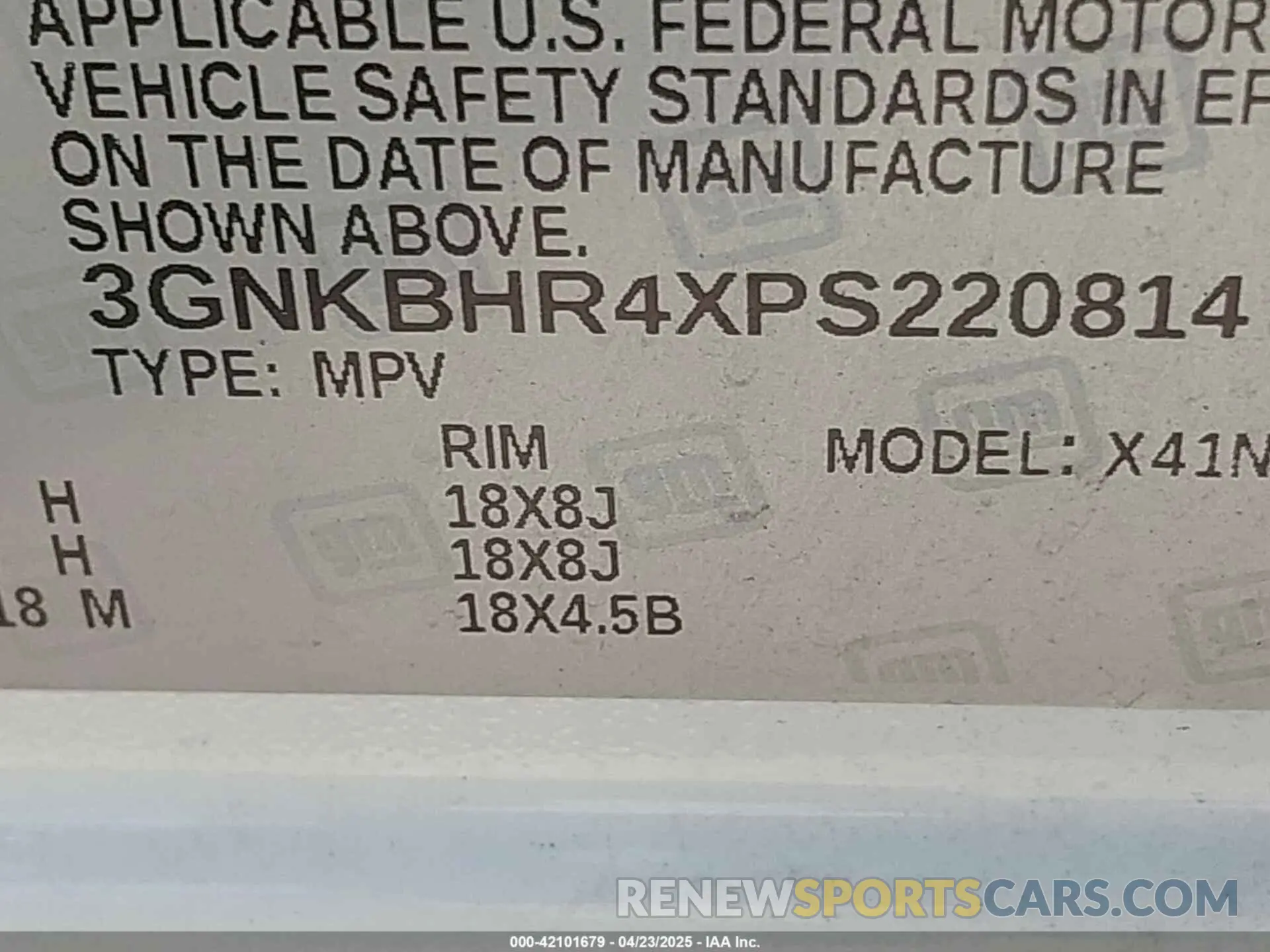 9 fotografías del automóvil dañado 3GNKBHR4XPS220814 CHEVROLET BLAZER 2023