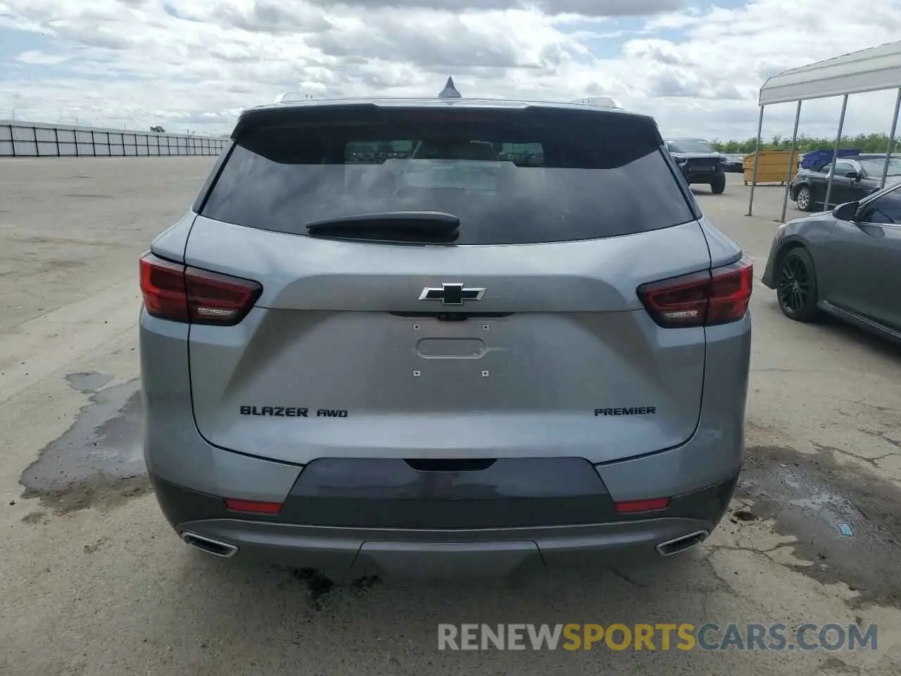 6 fotografías del automóvil dañado 3GNKBLR48PS179280 CHEVROLET BLAZER 2023
