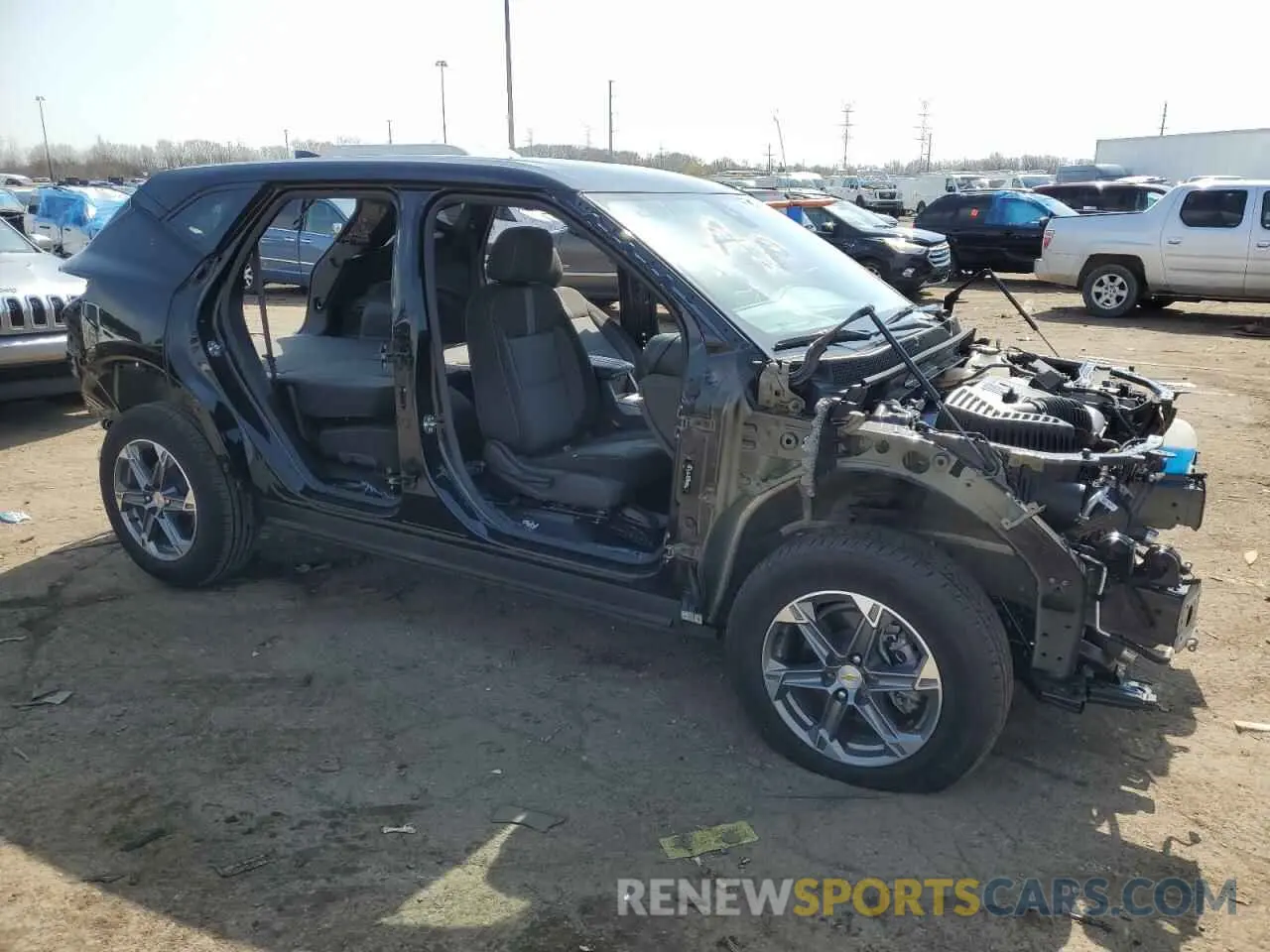 4 fotografías del automóvil dañado 3GNKBCR45RS165114 CHEVROLET BLAZER 2024