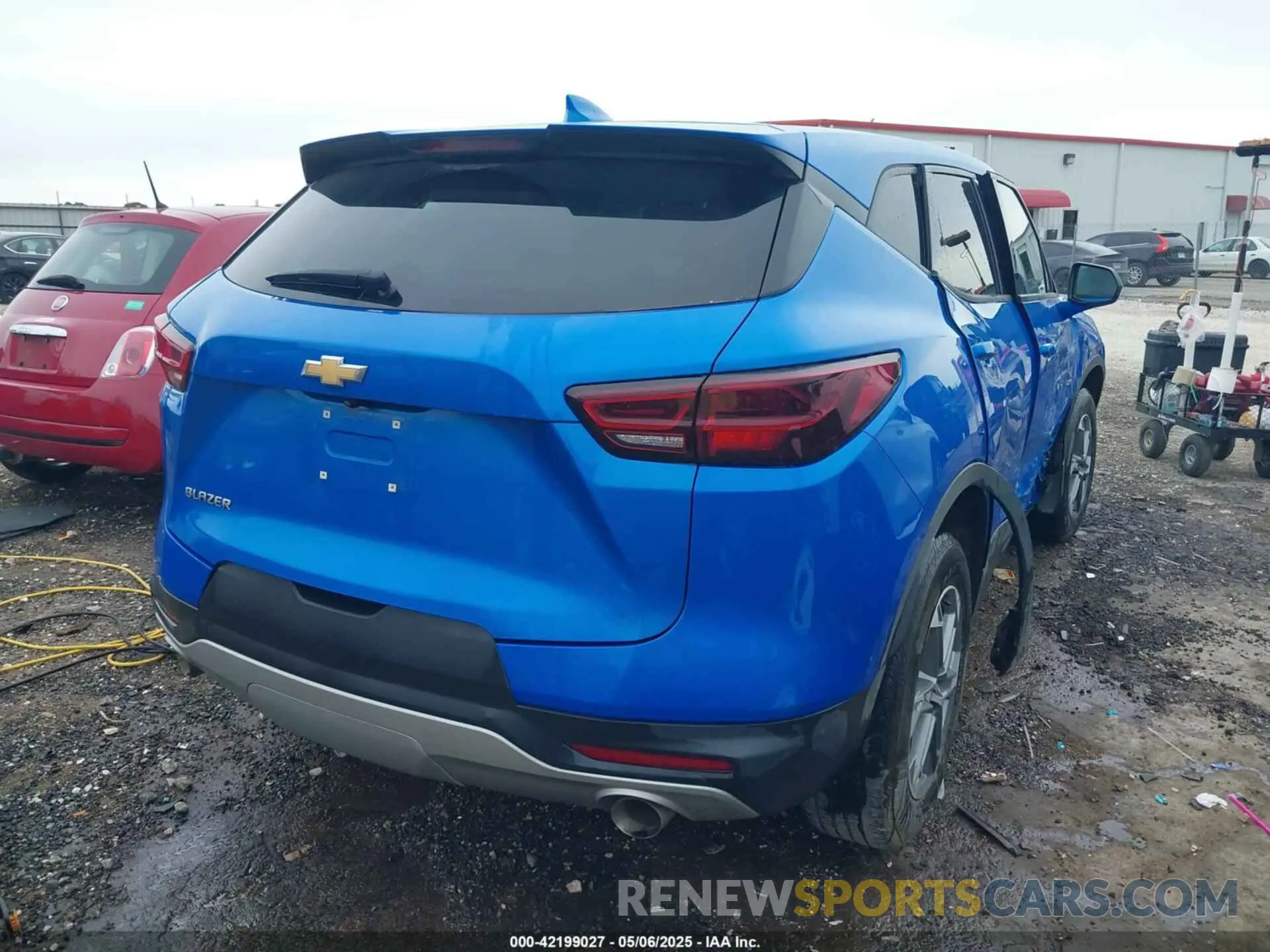 4 fotografías del automóvil dañado 3GNKBCR45RS168160 CHEVROLET BLAZER 2024