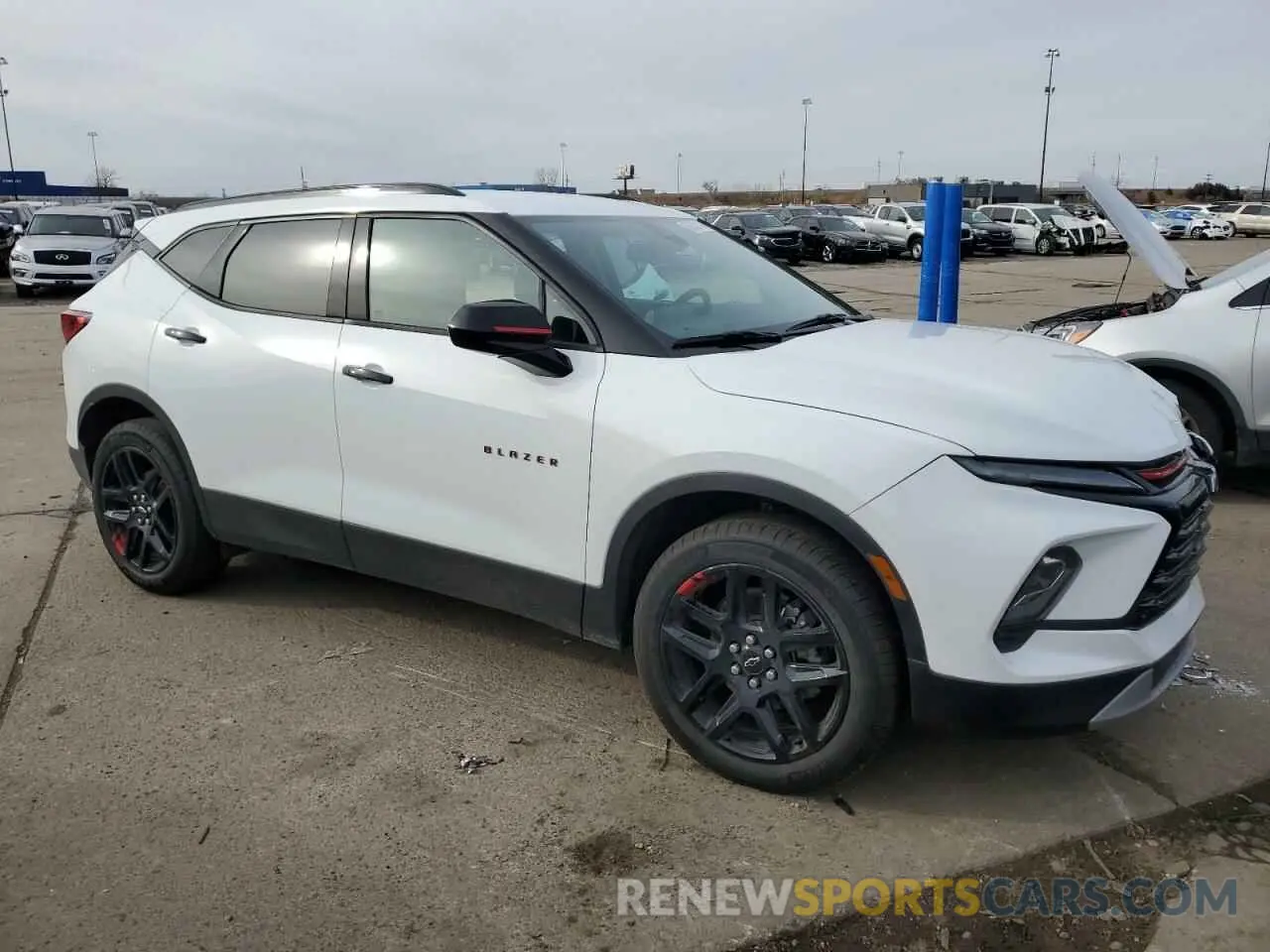 4 fotografías del automóvil dañado 3GNKBCR46RS226907 CHEVROLET BLAZER 2024