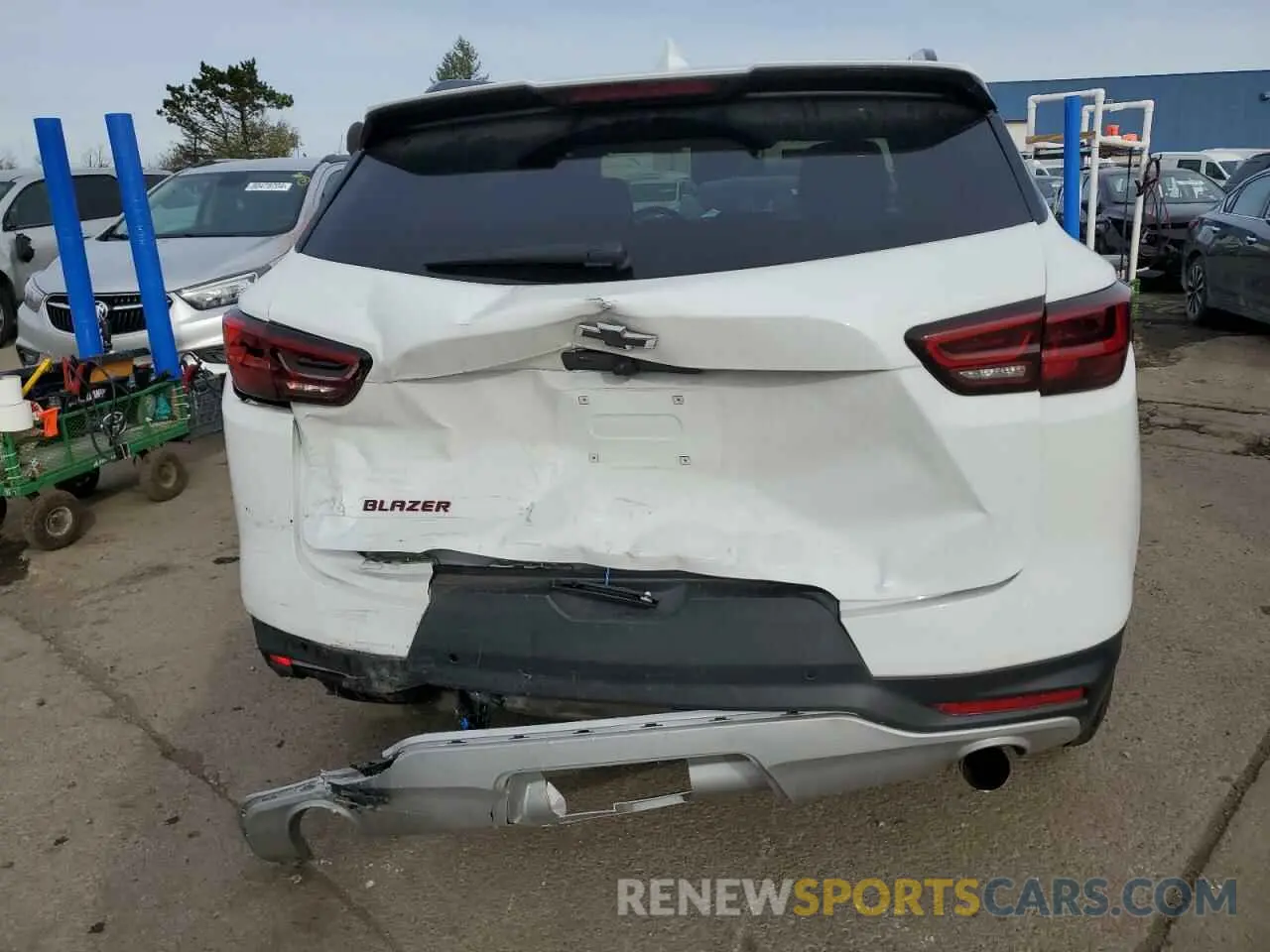 6 fotografías del automóvil dañado 3GNKBCR46RS226907 CHEVROLET BLAZER 2024