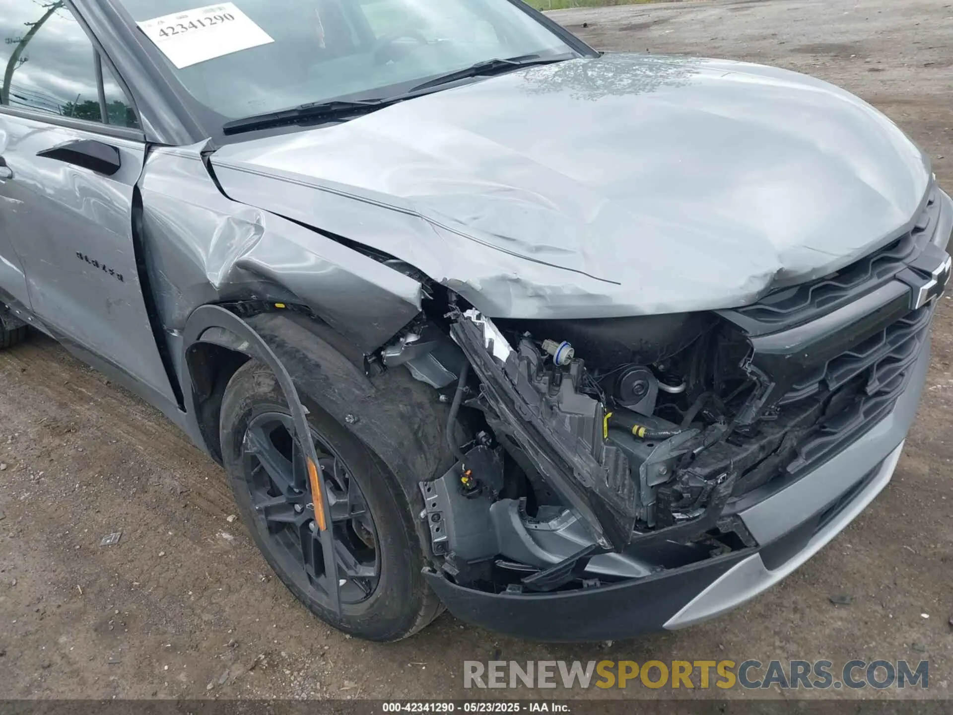 6 fotografías del automóvil dañado 3GNKBCR48RS203810 CHEVROLET BLAZER 2024