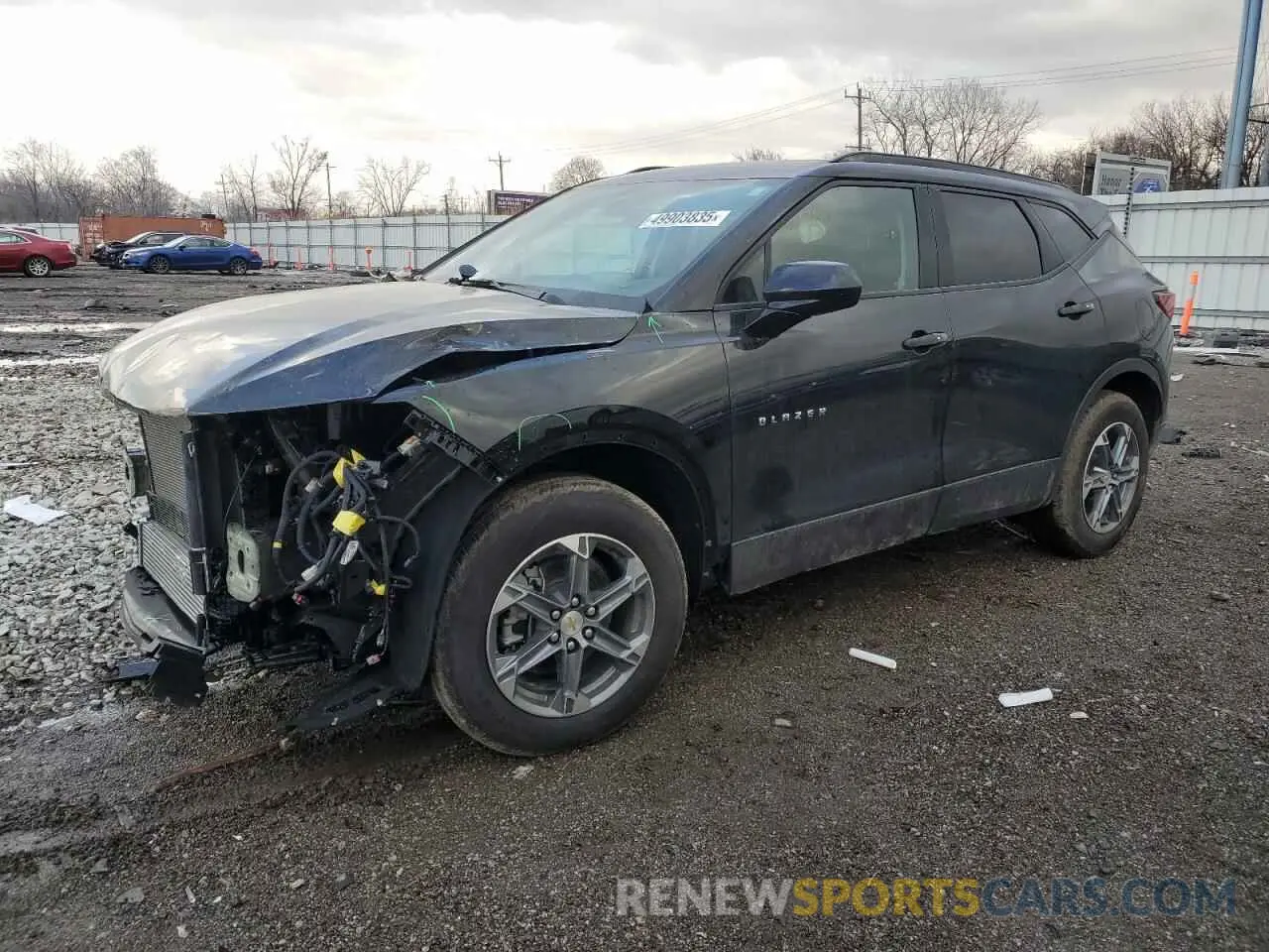 1 fotografías del automóvil dañado 3GNKBCR4XRS243922 CHEVROLET BLAZER 2024