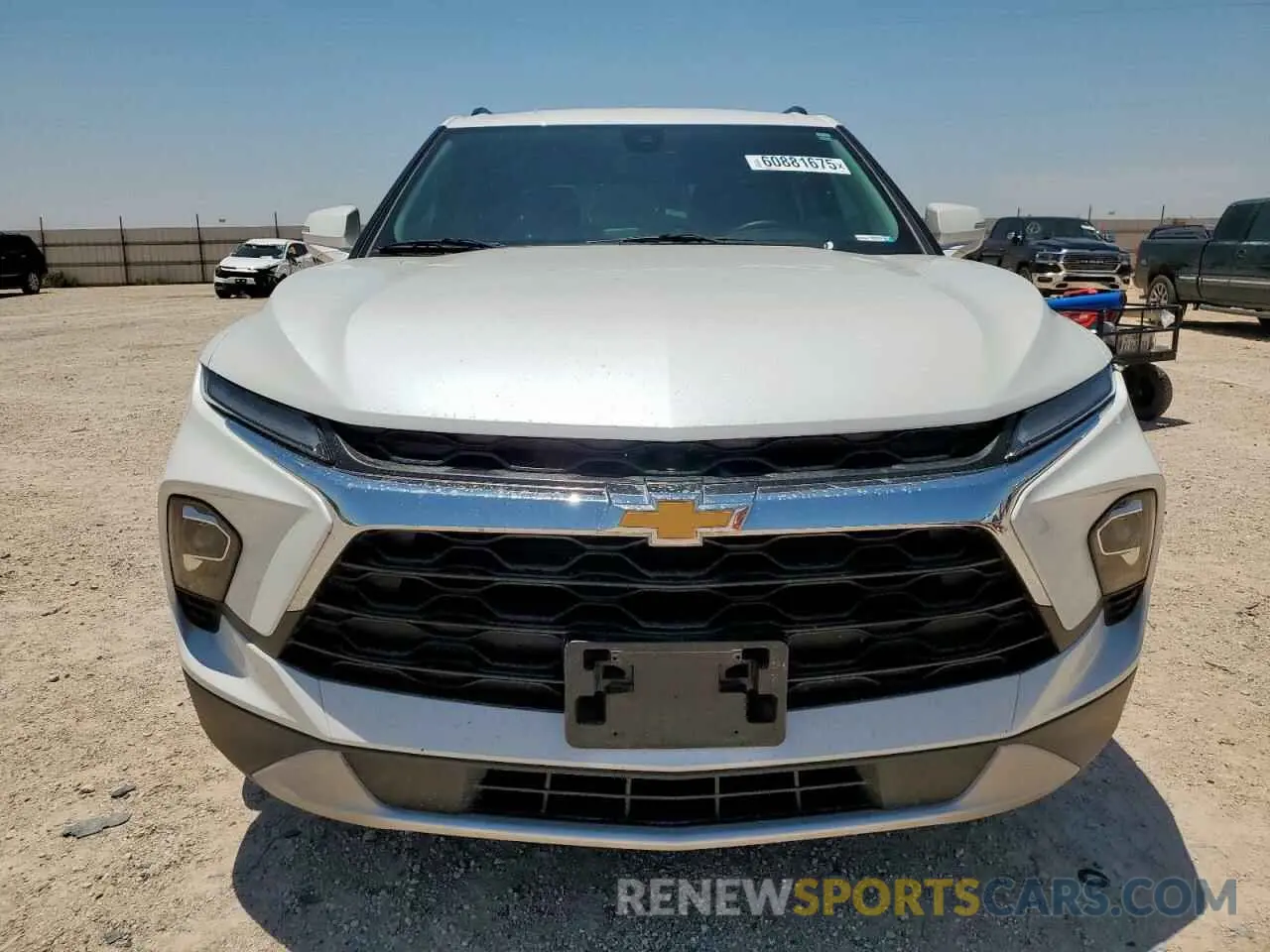5 fotografías del automóvil dañado 3GNKBDR44RS186042 CHEVROLET BLAZER 2024