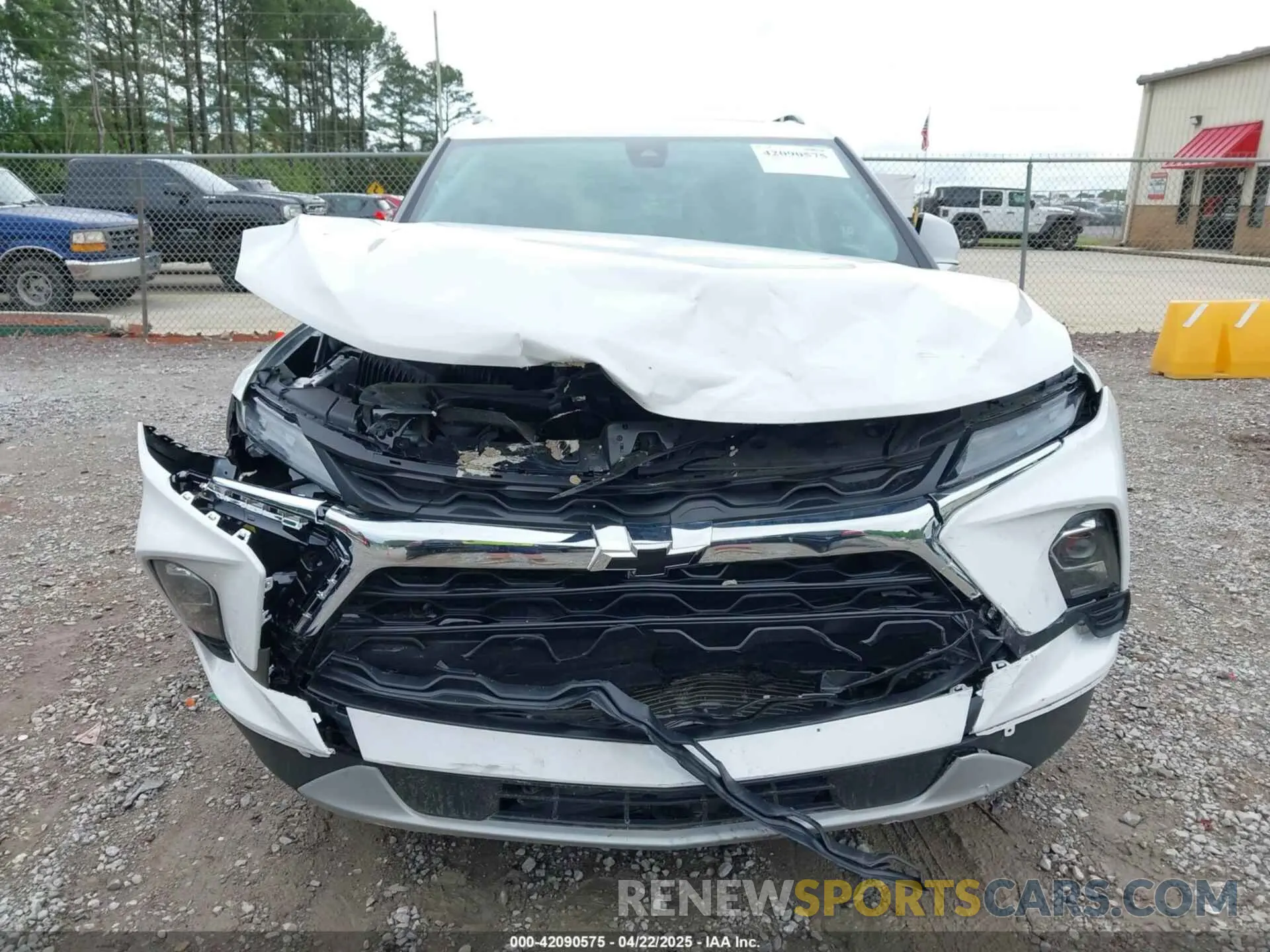6 fotografías del automóvil dañado 3GNKBDRS3RS182739 CHEVROLET BLAZER 2024