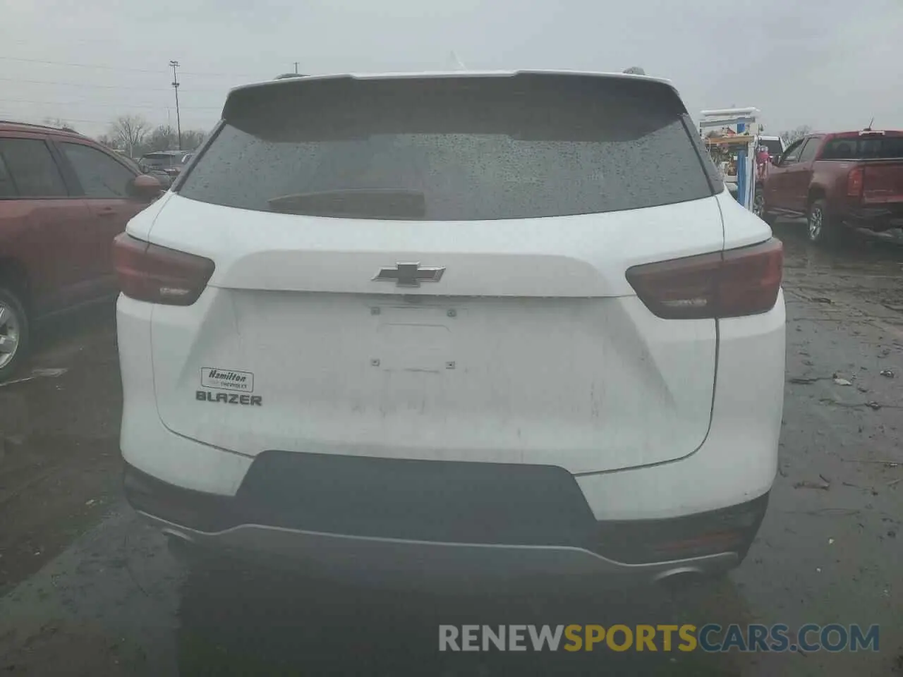 6 fotografías del automóvil dañado 3GNKBDRS4RS159079 CHEVROLET BLAZER 2024