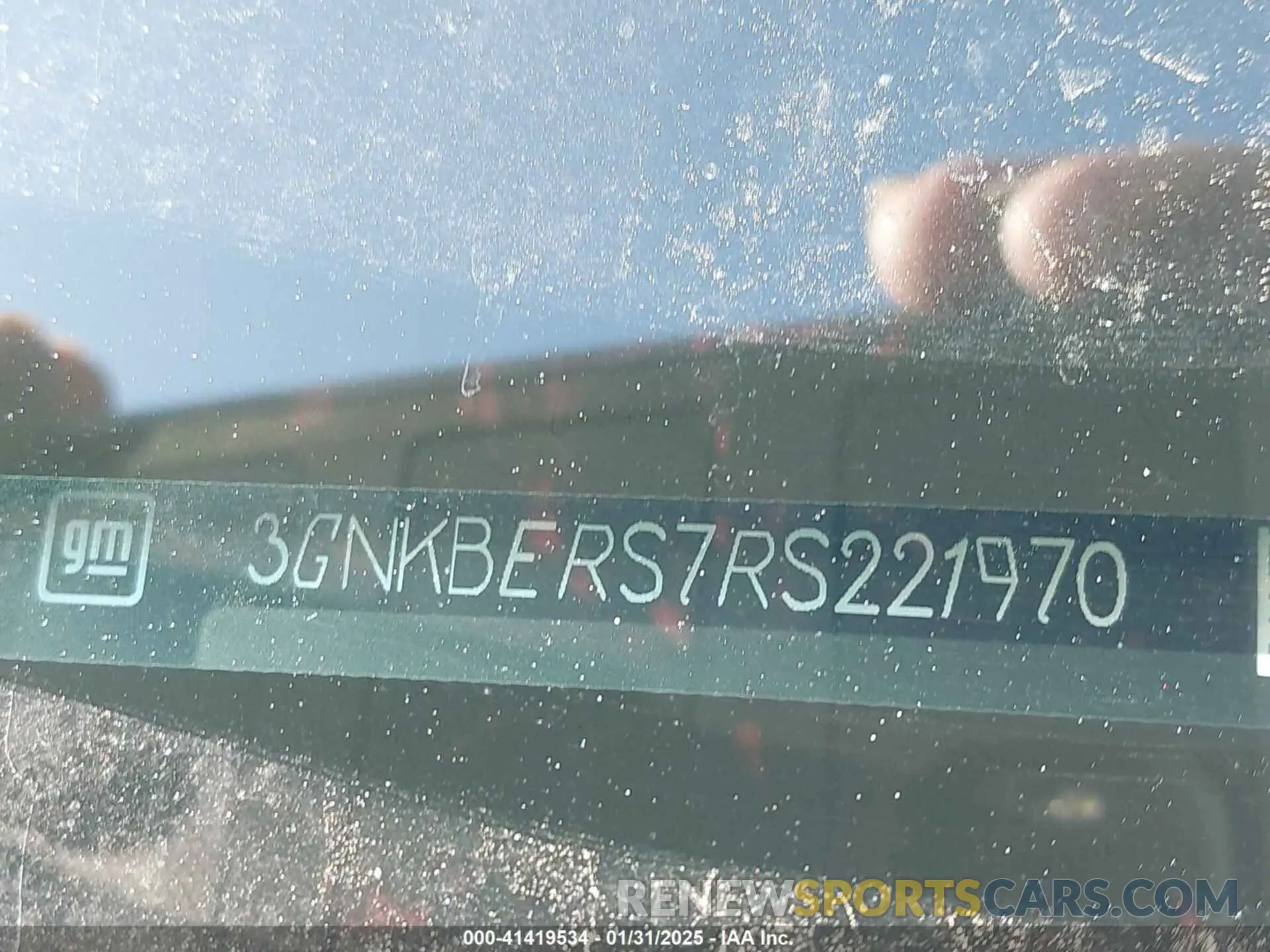 9 fotografías del automóvil dañado 3GNKBERS7RS221970 CHEVROLET BLAZER 2024
