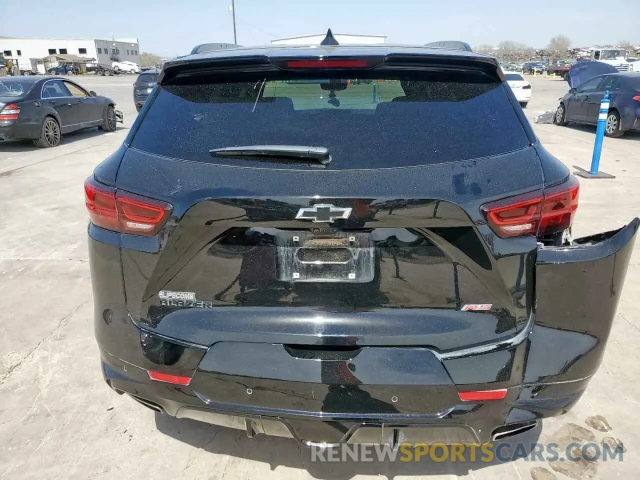 6 fotografías del automóvil dañado 3GNKBERSXRS218593 CHEVROLET BLAZER 2024
