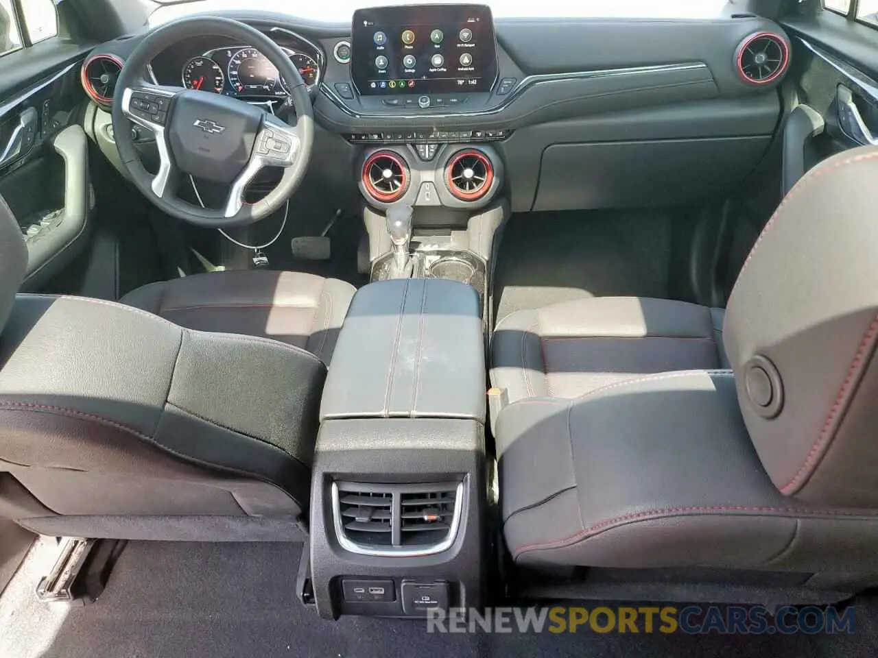 8 fotografías del automóvil dañado 3GNKBERSXRS218593 CHEVROLET BLAZER 2024