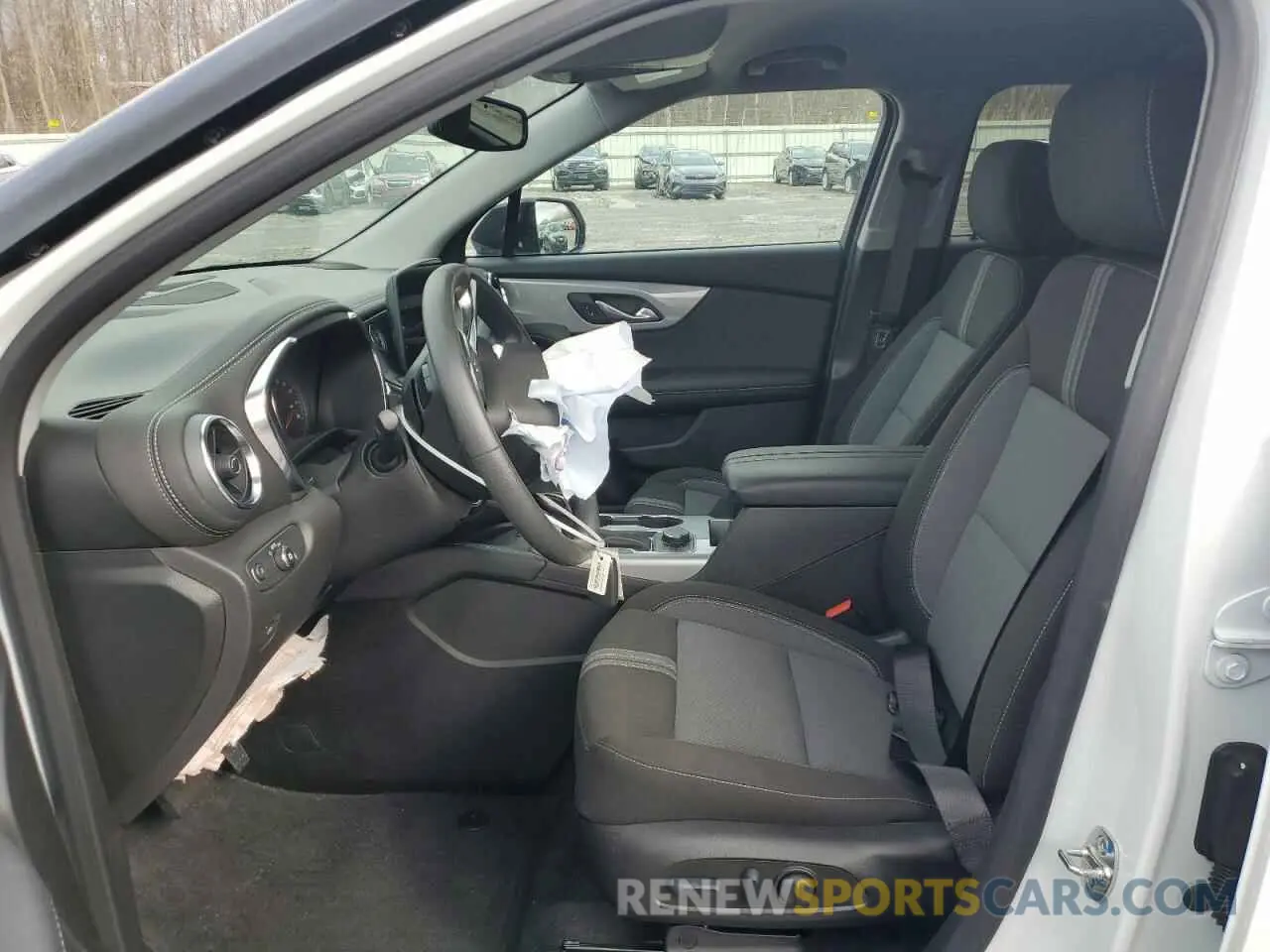7 fotografías del automóvil dañado 3GNKBHR45RS203471 CHEVROLET BLAZER 2024