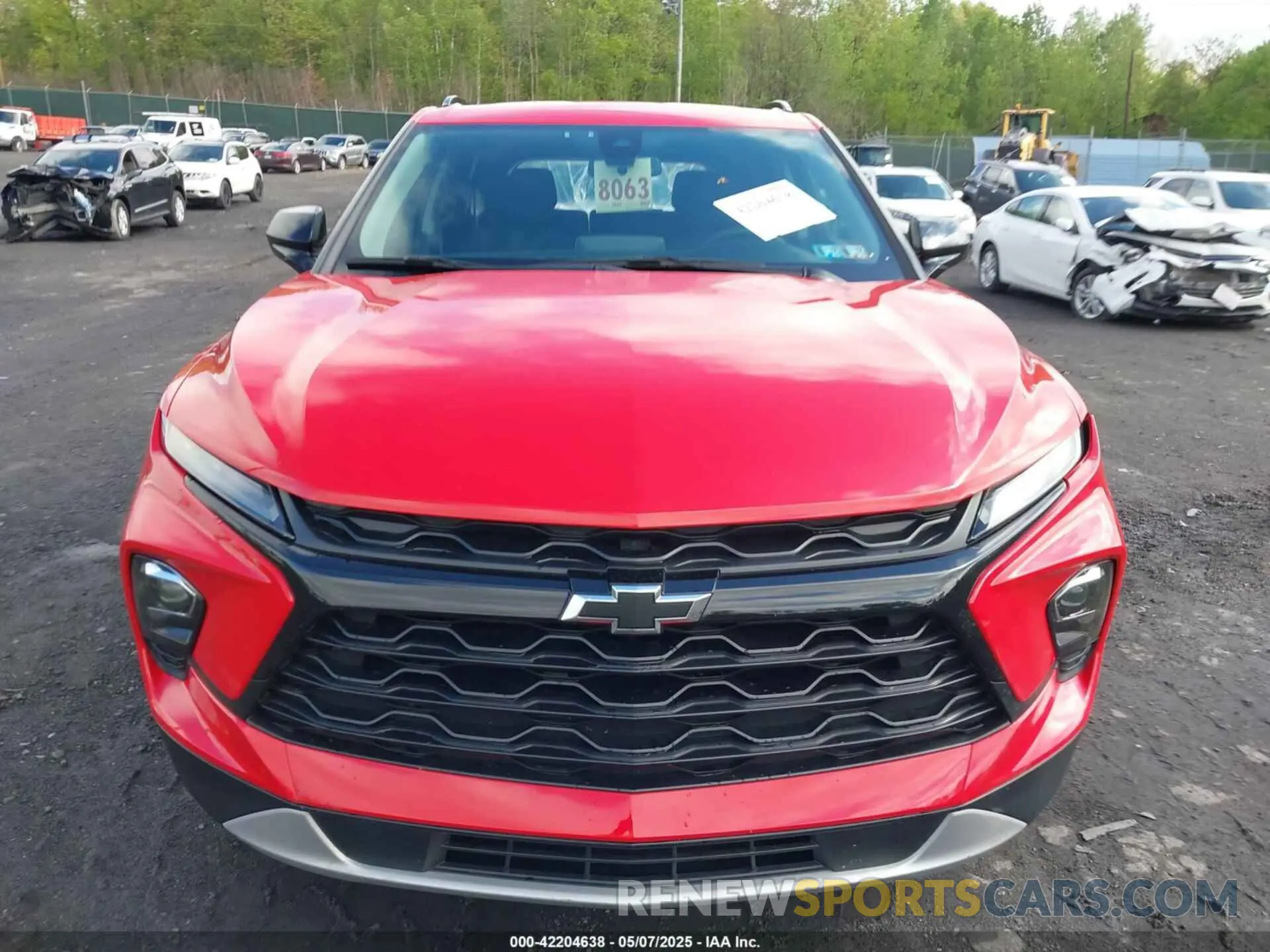12 fotografías del automóvil dañado 3GNKBHR46RS163983 CHEVROLET BLAZER 2024
