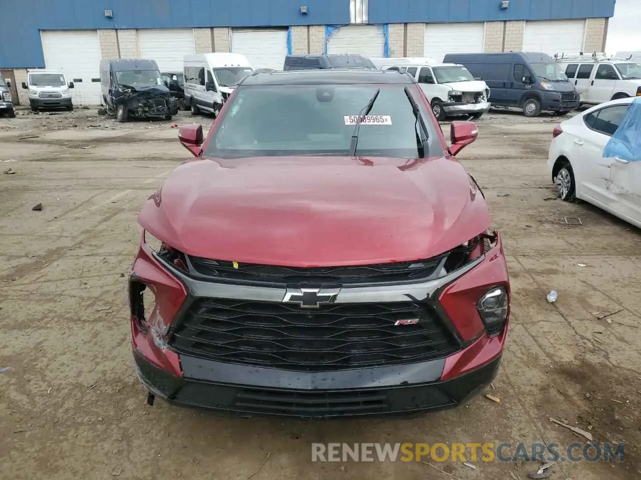 5 fotografías del automóvil dañado 3GNKBKRS6RS188779 CHEVROLET BLAZER 2024