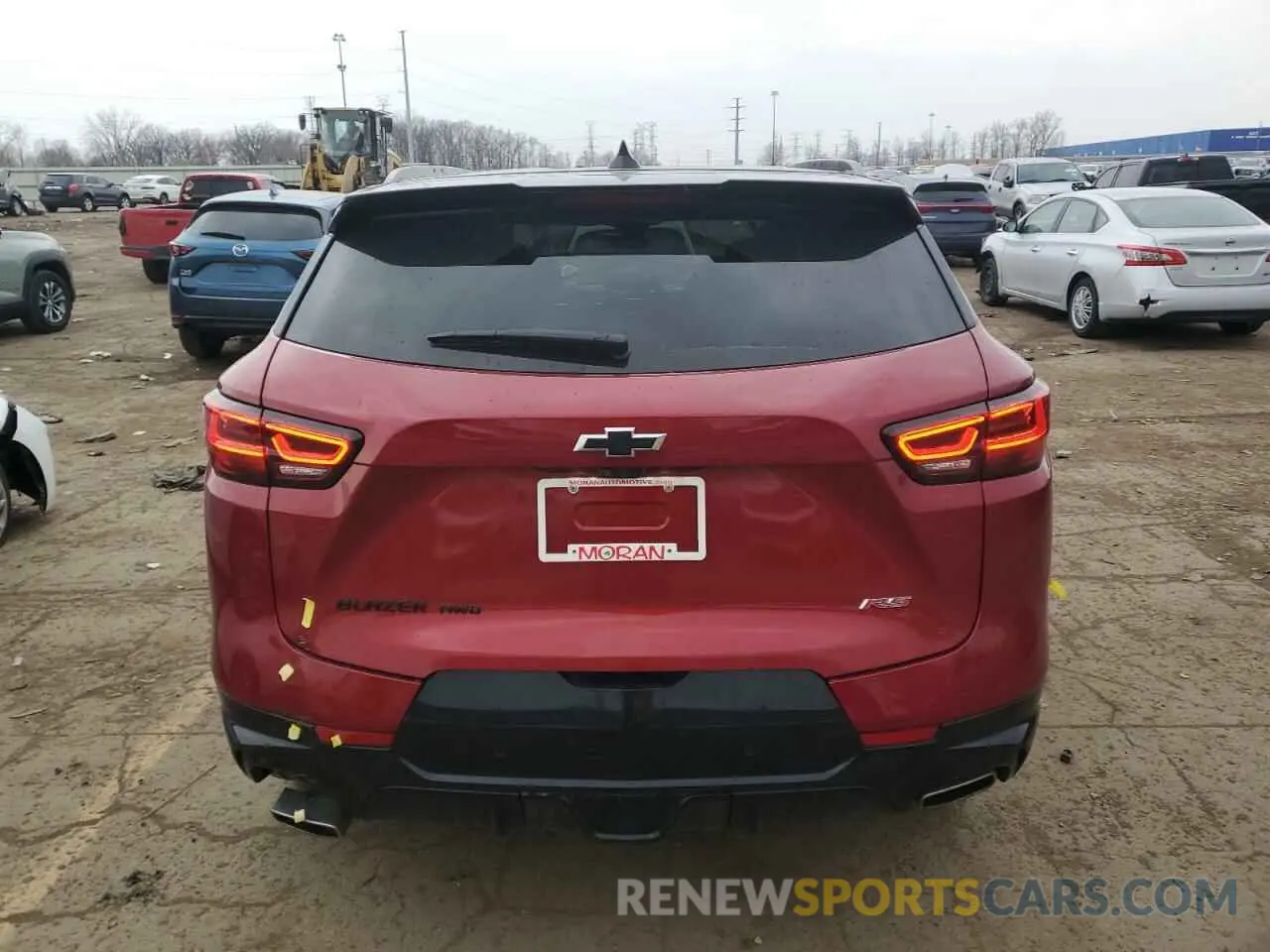 6 fotografías del automóvil dañado 3GNKBKRS6RS188779 CHEVROLET BLAZER 2024