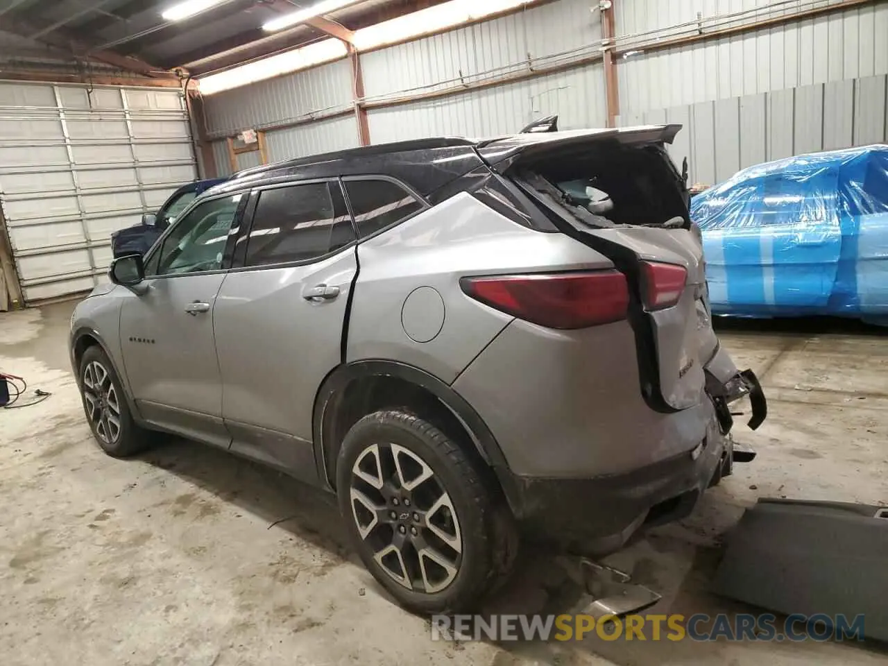 2 fotografías del automóvil dañado 3GNKBKRS7RS160053 CHEVROLET BLAZER 2024