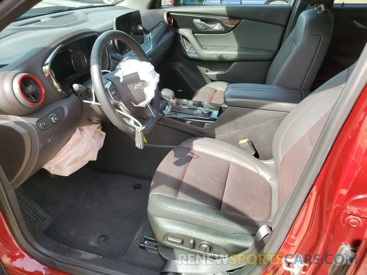 7 fotografías del automóvil dañado 3GNKBKRS9RS131556 CHEVROLET BLAZER 2024