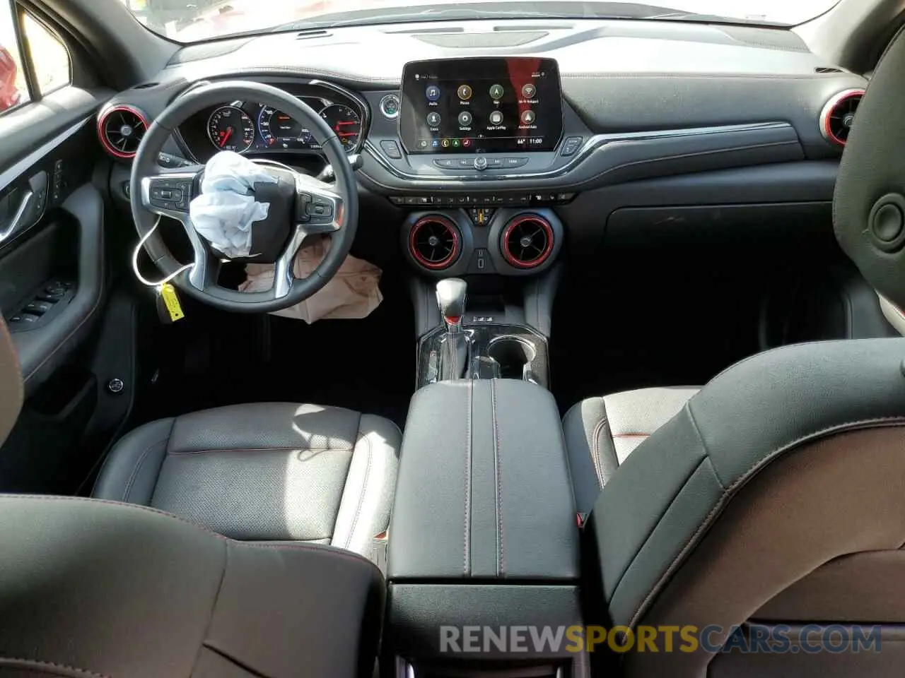8 fotografías del automóvil dañado 3GNKBKRS9RS131556 CHEVROLET BLAZER 2024