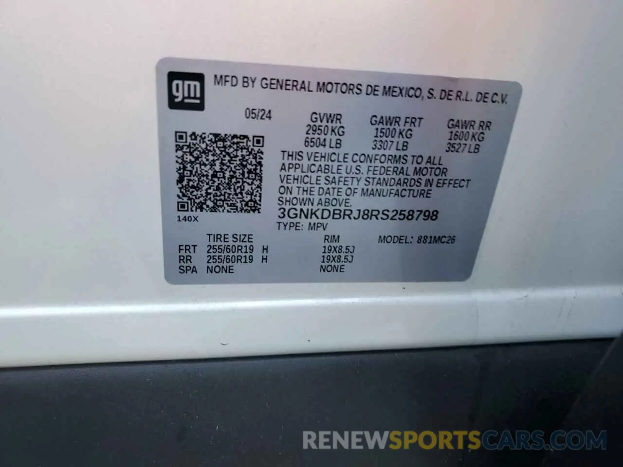 13 fotografías del automóvil dañado 3GNKDBRJ8RS258798 CHEVROLET BLAZER 2024