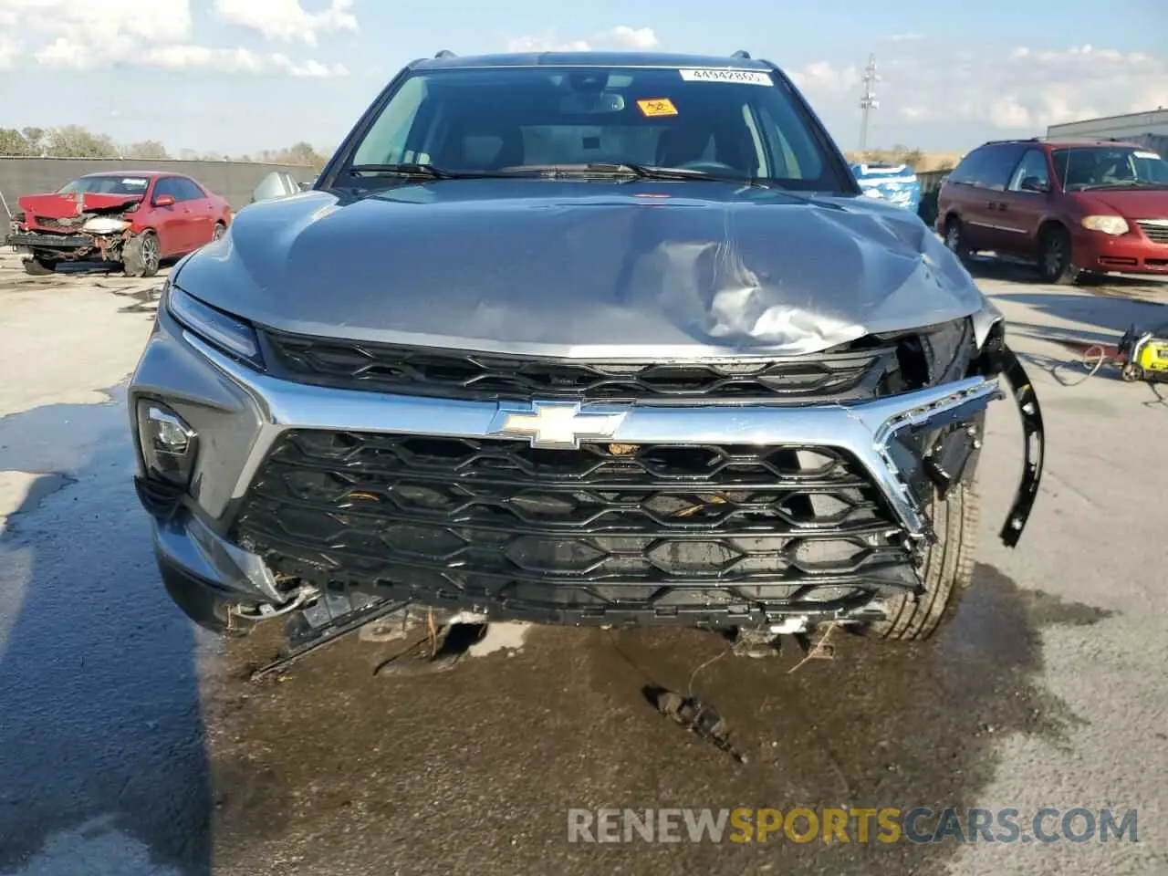 5 fotografías del automóvil dañado 3GNKBCR45SS167113 CHEVROLET BLAZER 2025